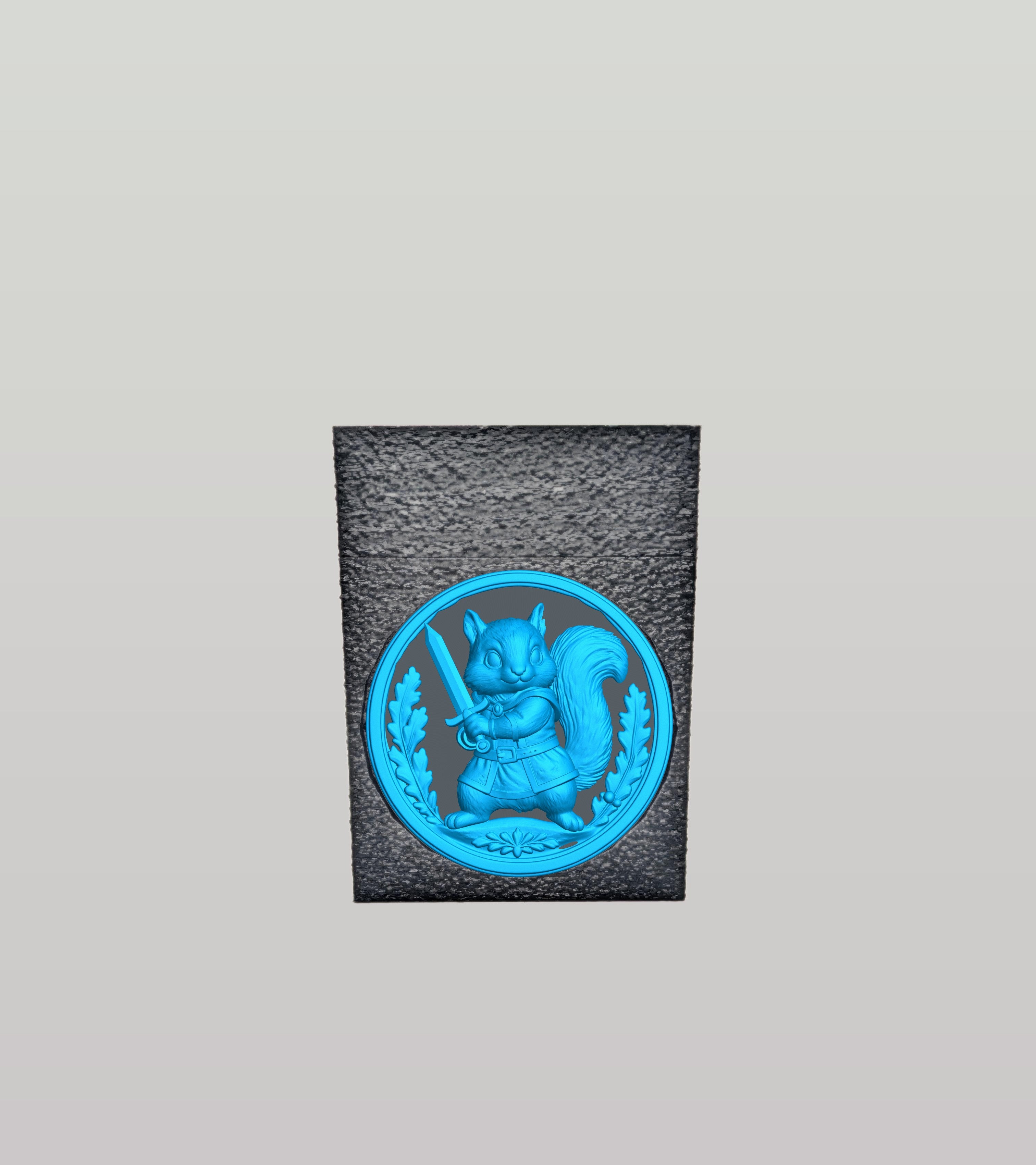 Squirrel Card Box — Black