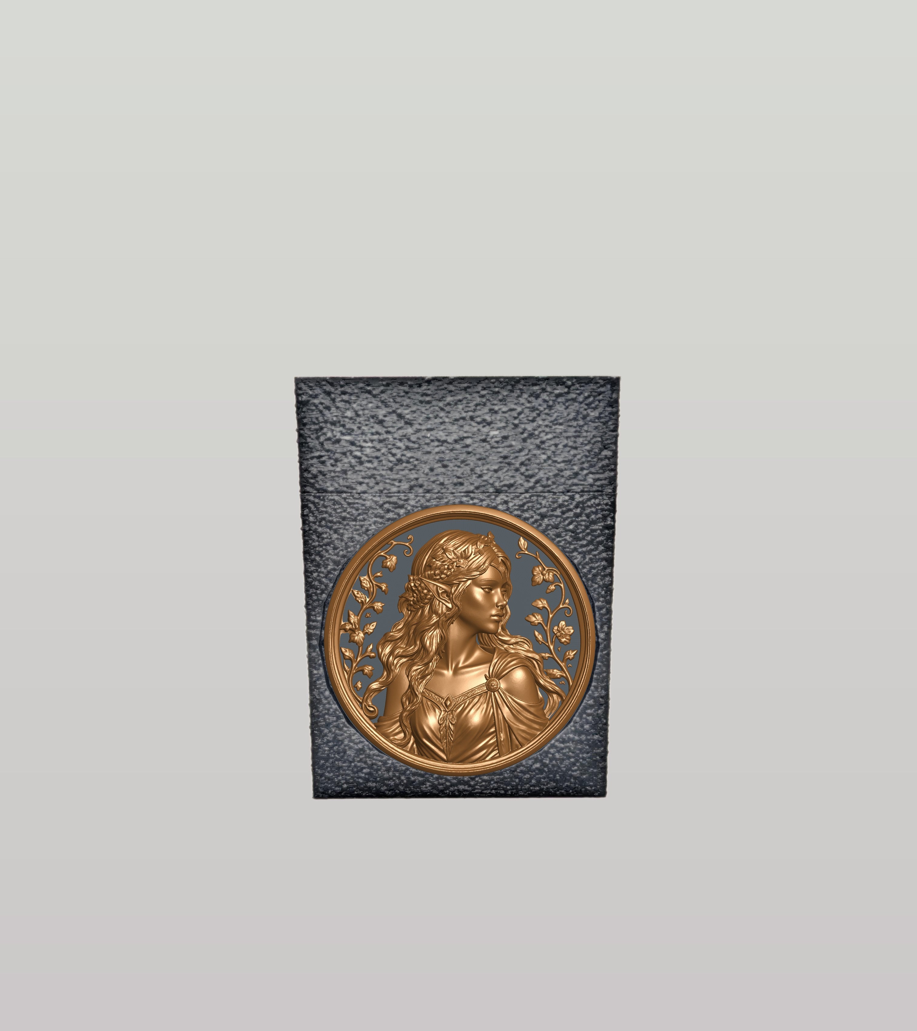 Elf Maiden Card Box — Black