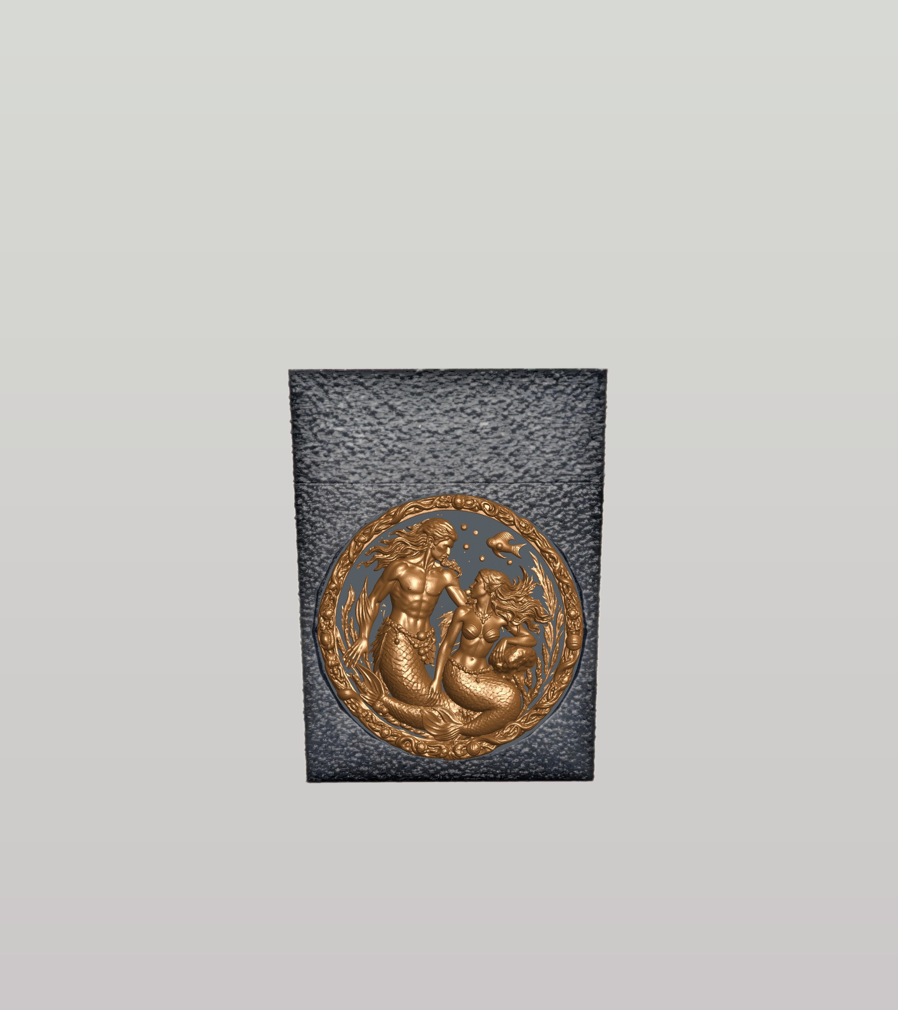 Merfolk Card Box — Black
