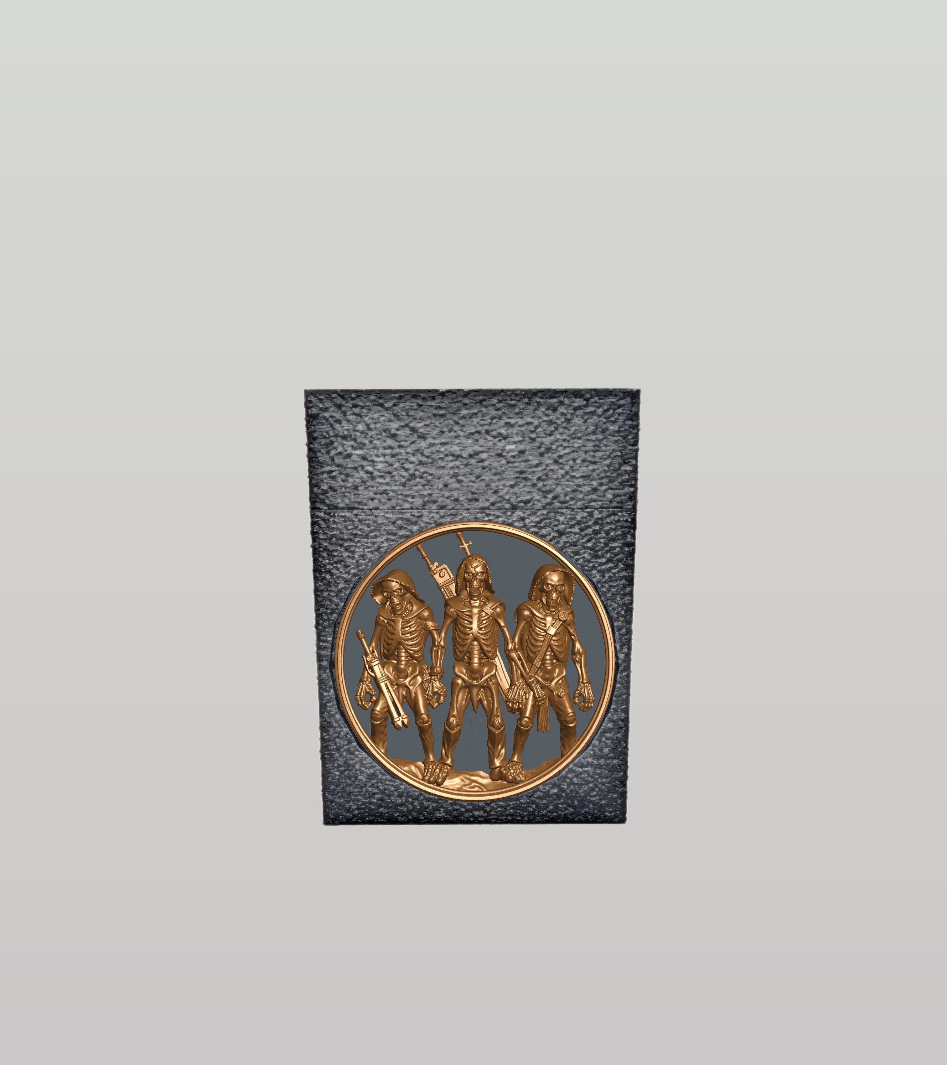 Skeleton Army Card Box — Black