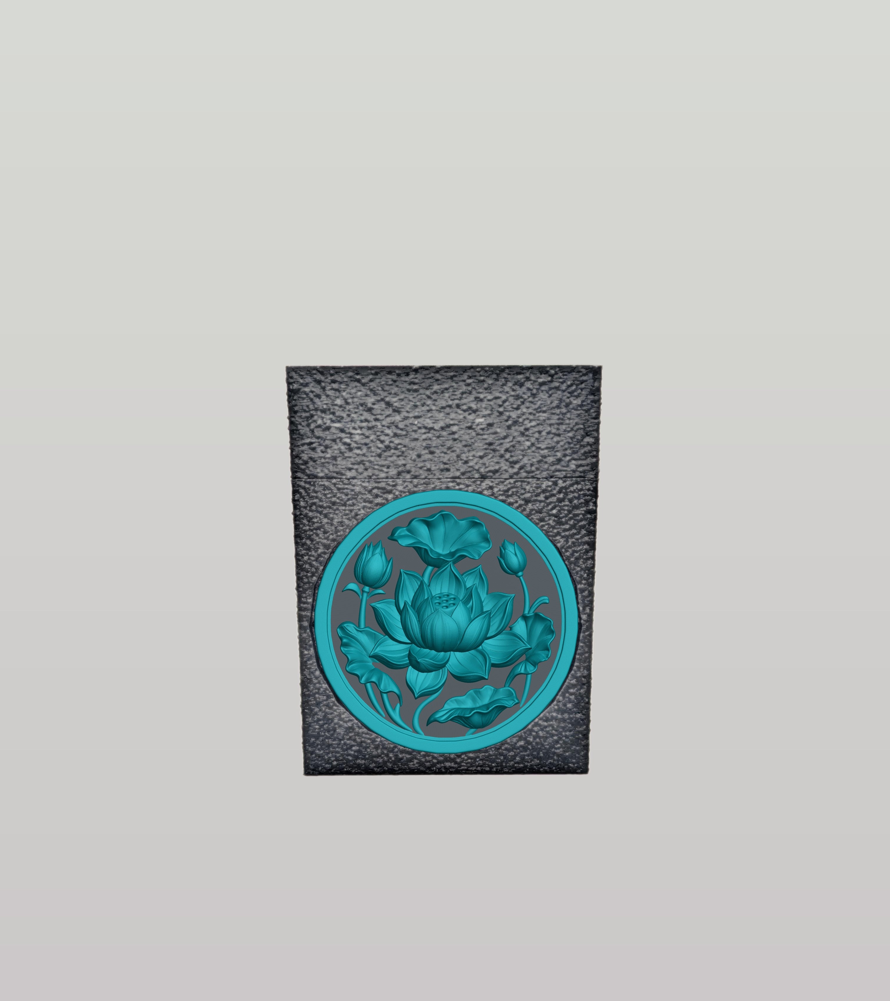 Lotus Card Box — Black