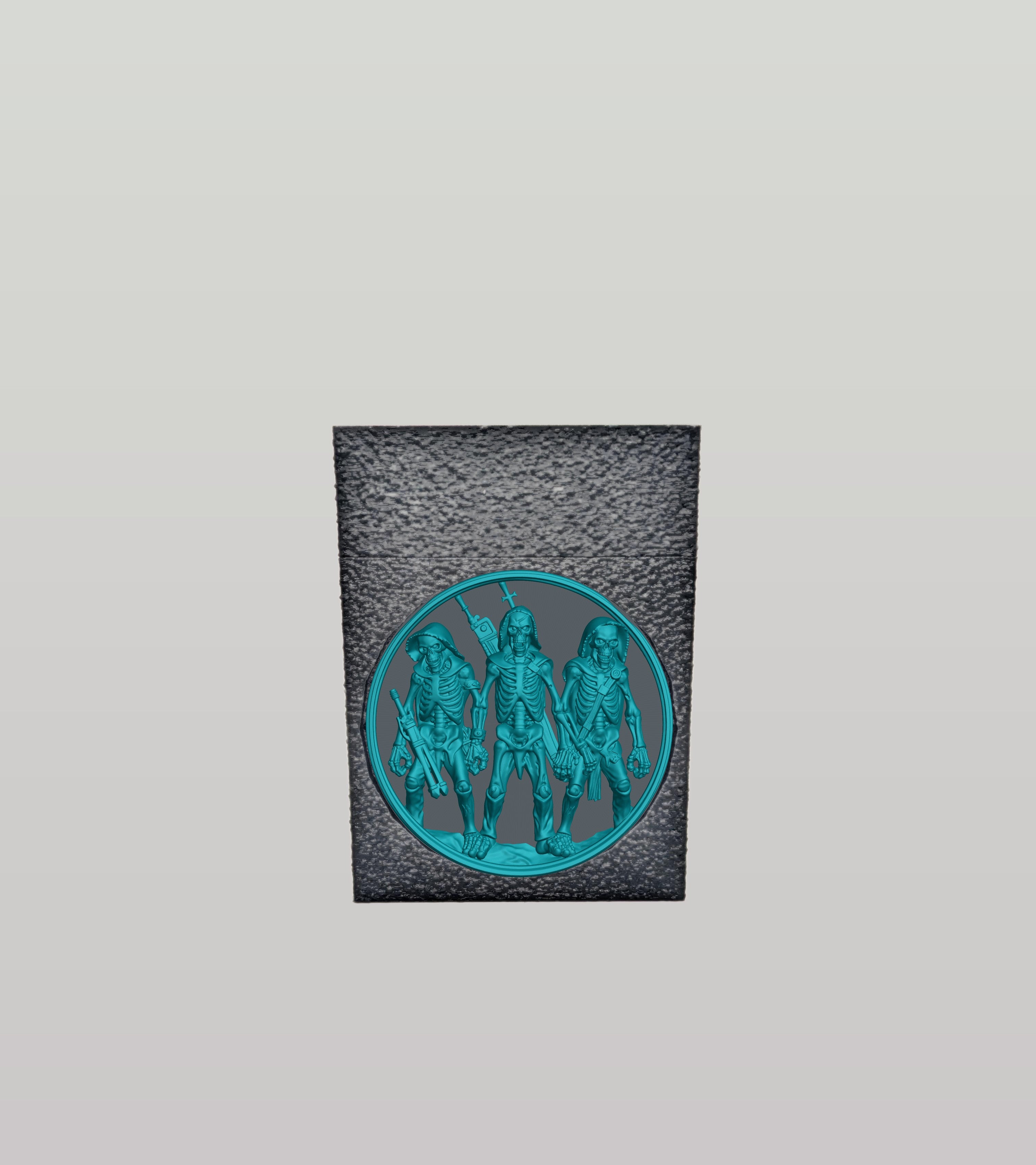 Skeleton Army Card Box — Black