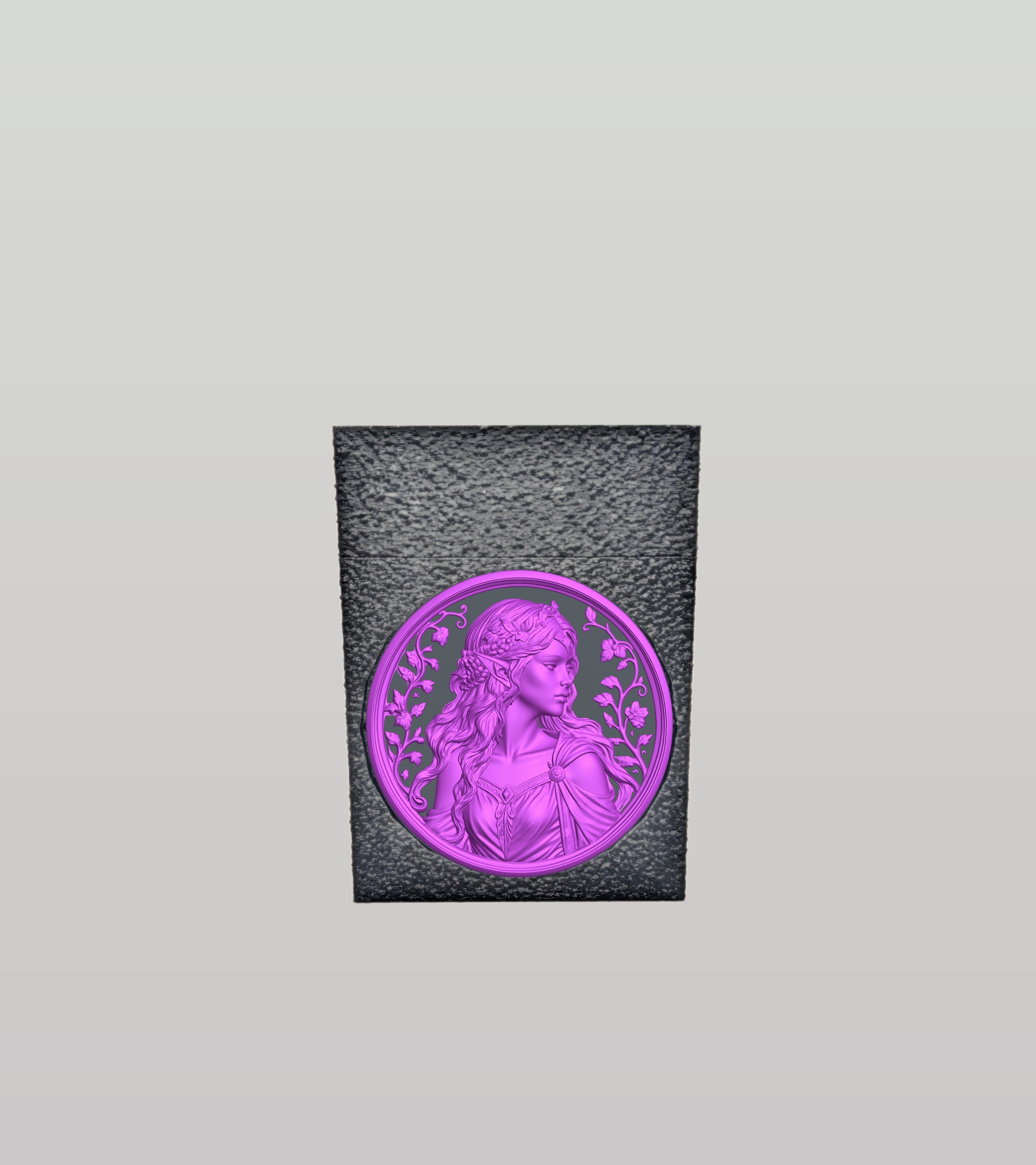 Elf Maiden Card Box — Black