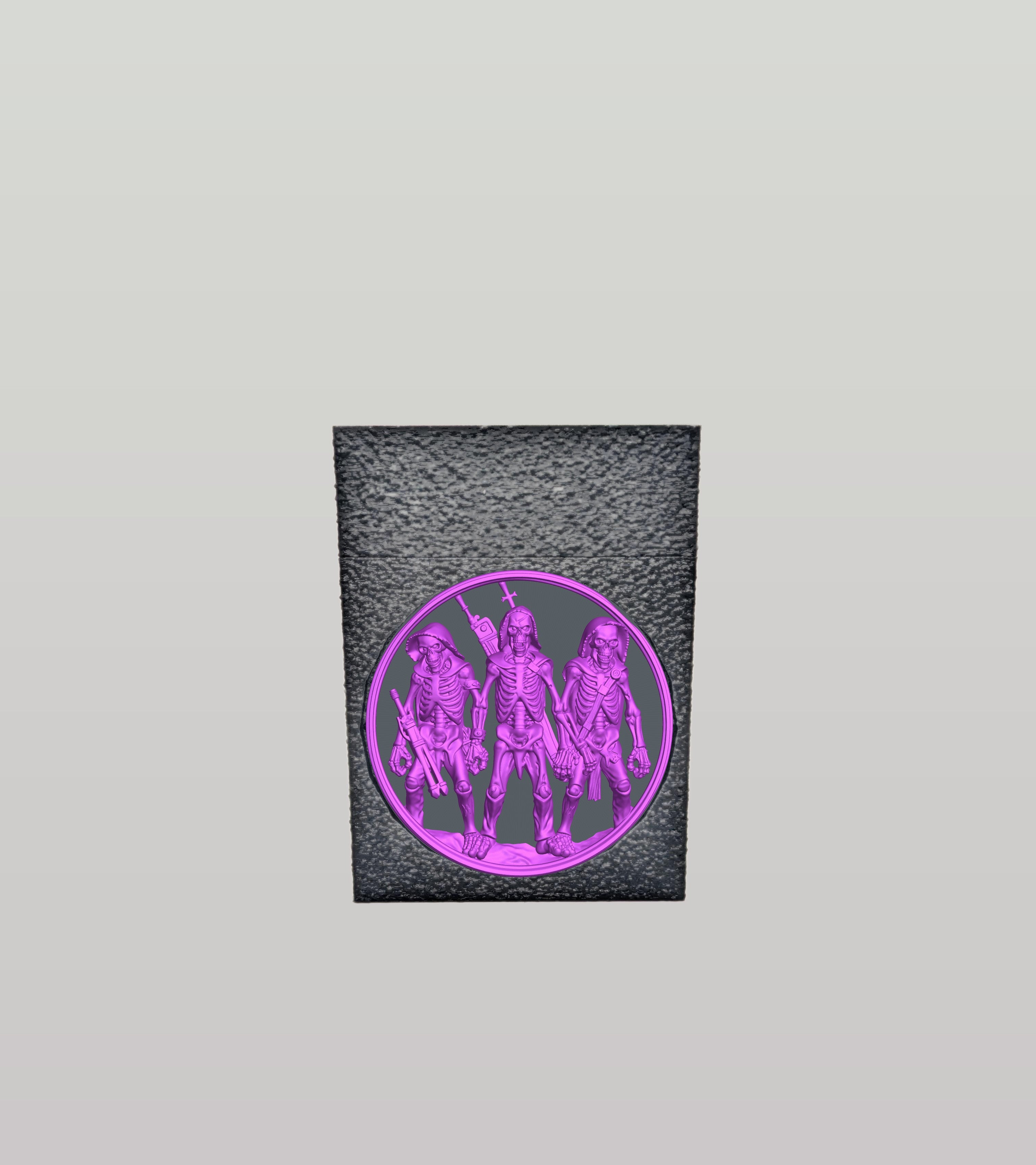 Skeleton Army Card Box — Black