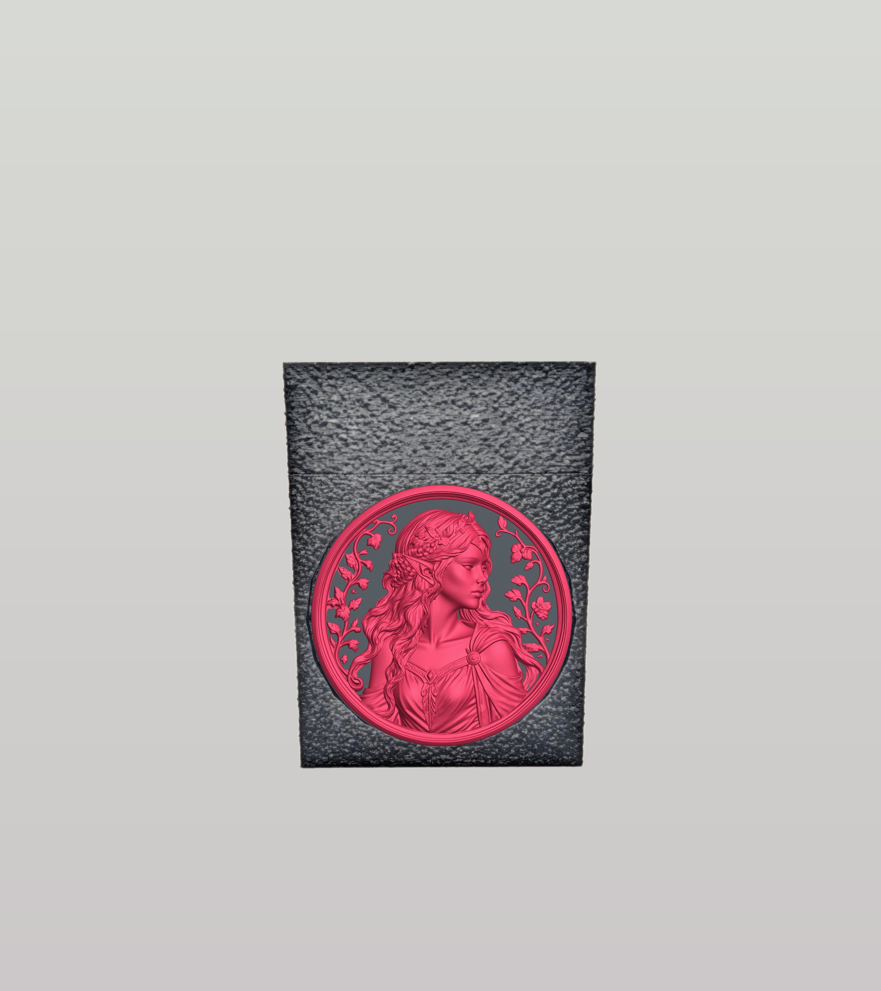 Elf Maiden Card Box — Black