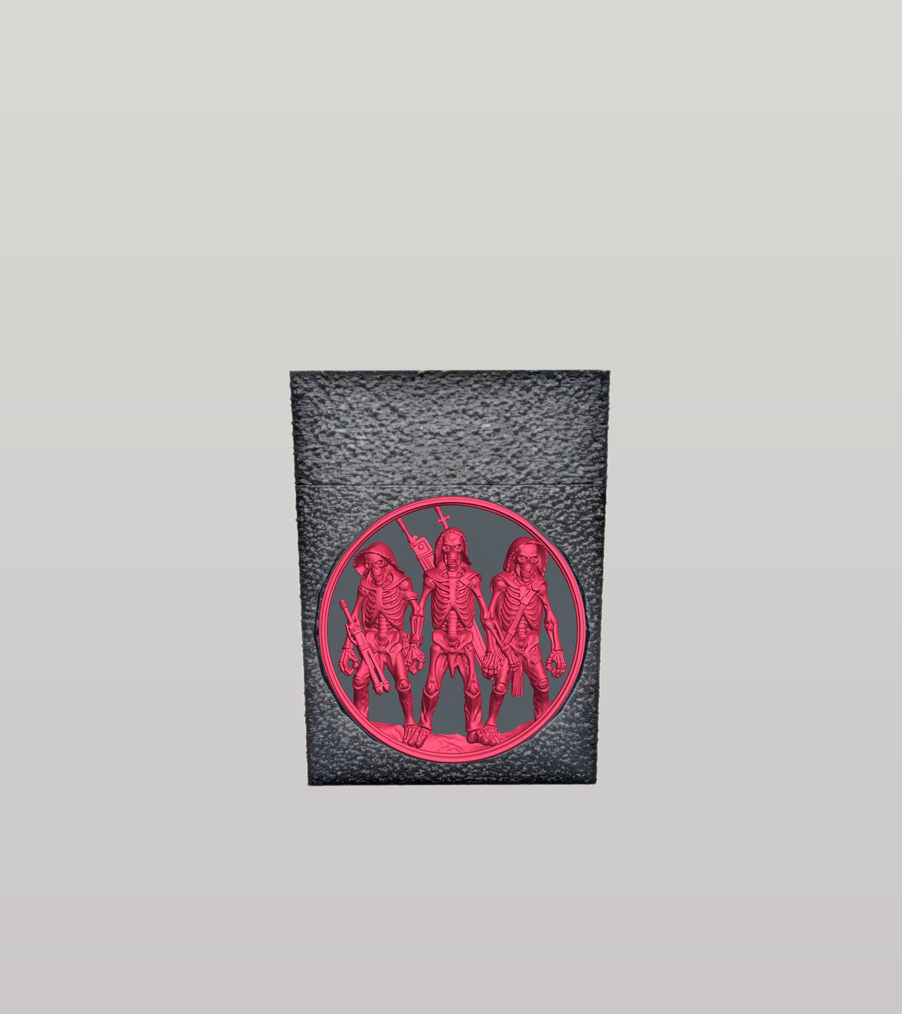Skeleton Army Card Box — Black