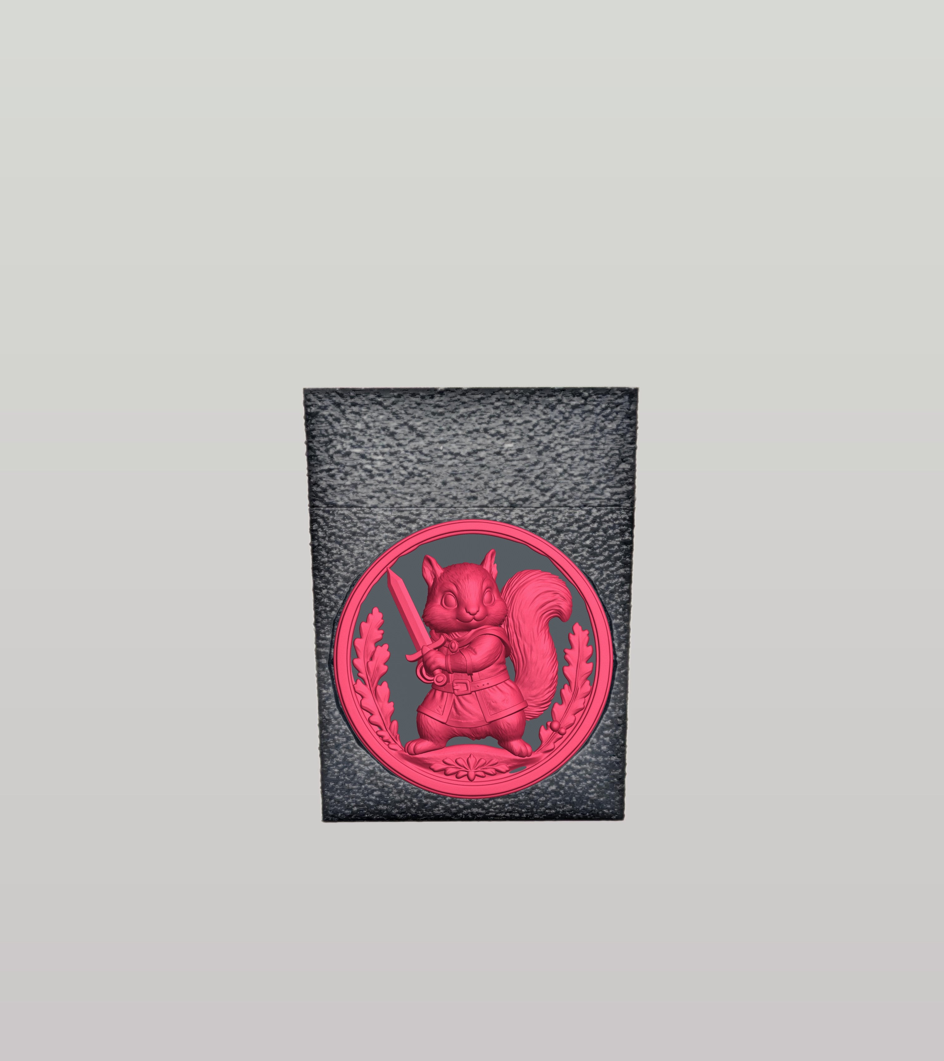 Squirrel Card Box — Black