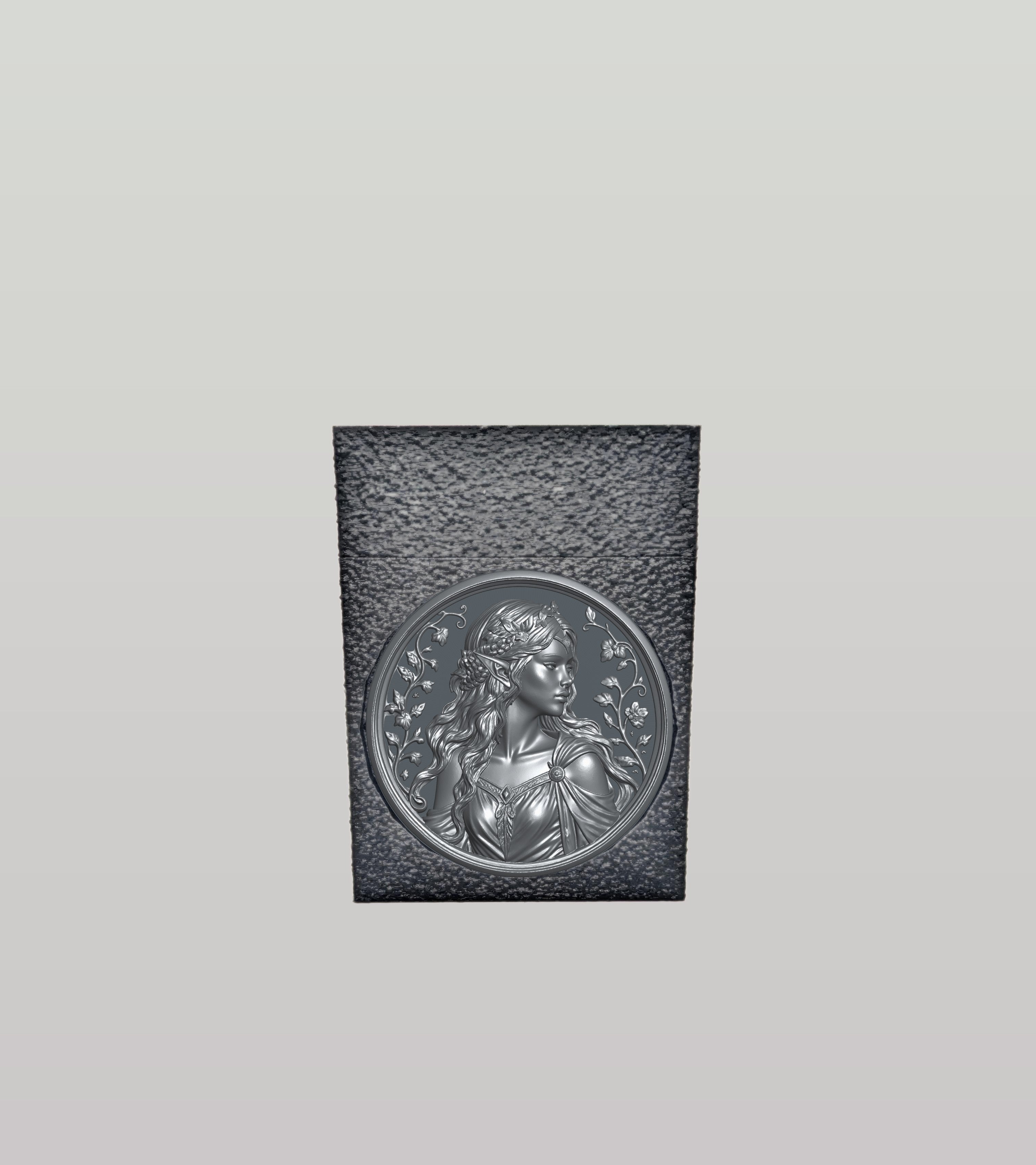 Elf Maiden Card Box — Black