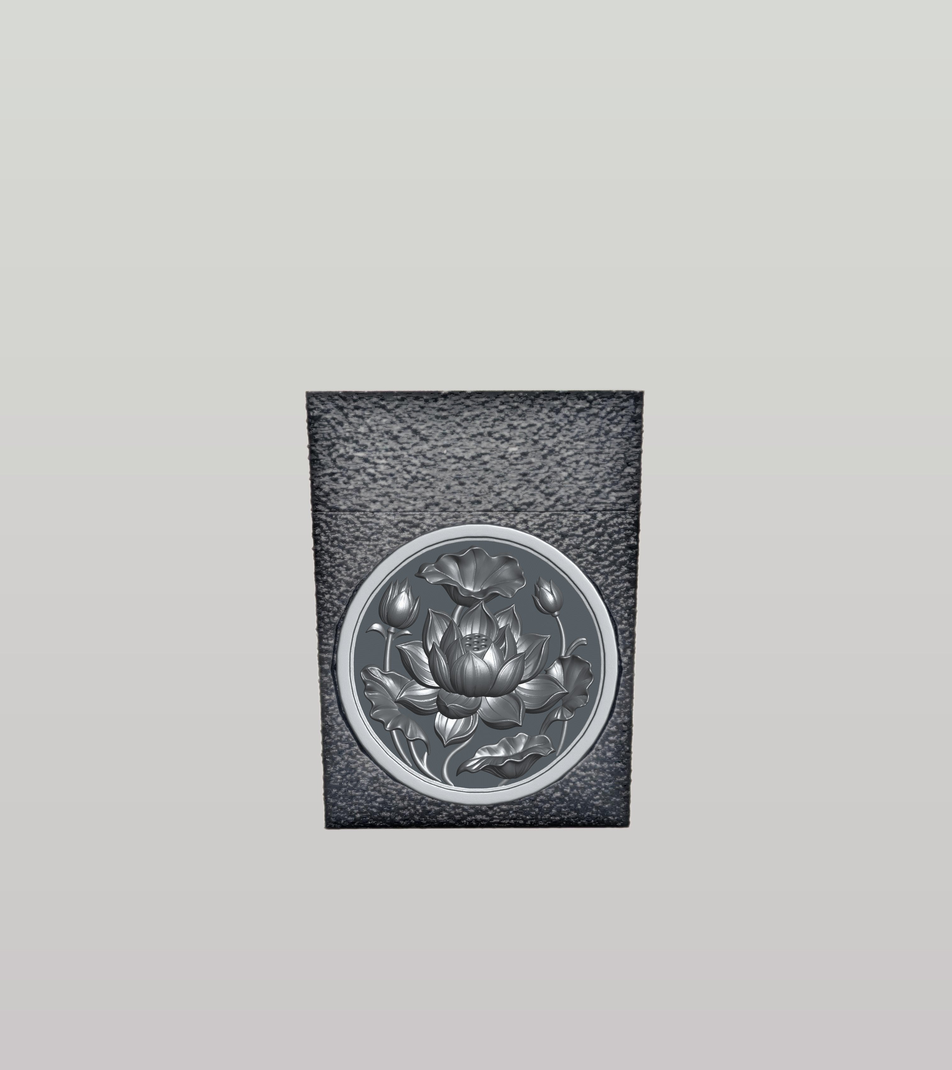 Lotus Card Box — Black
