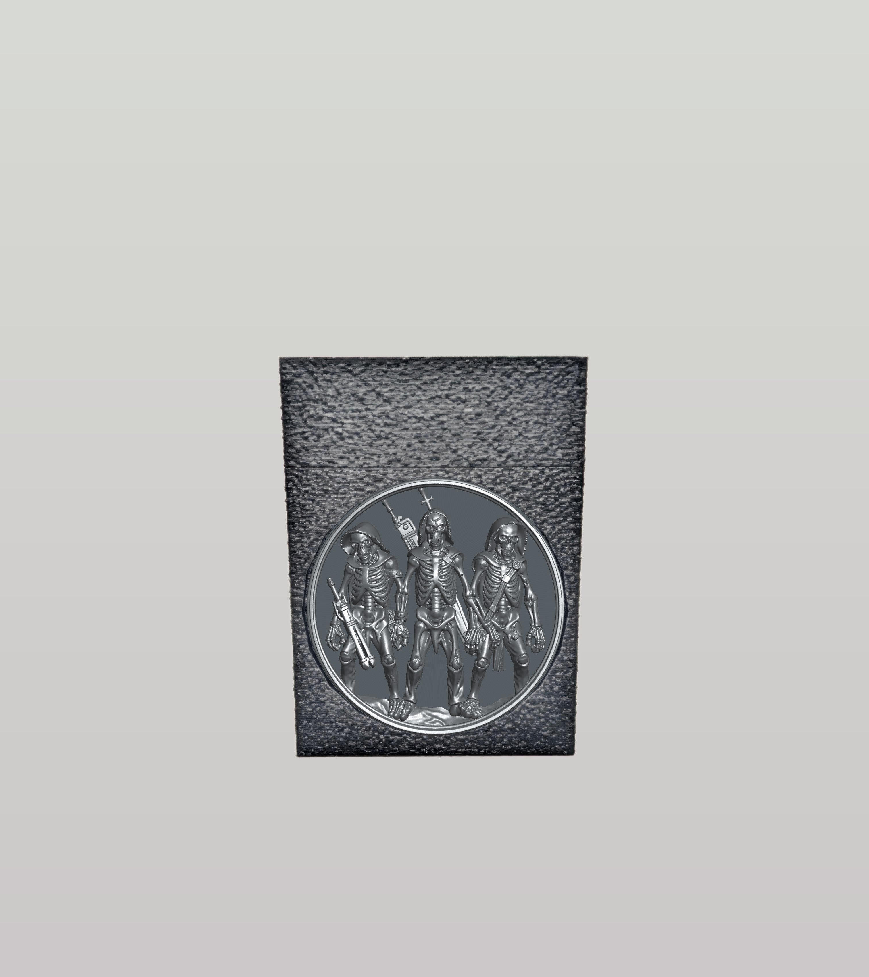 Skeleton Army Card Box — Black