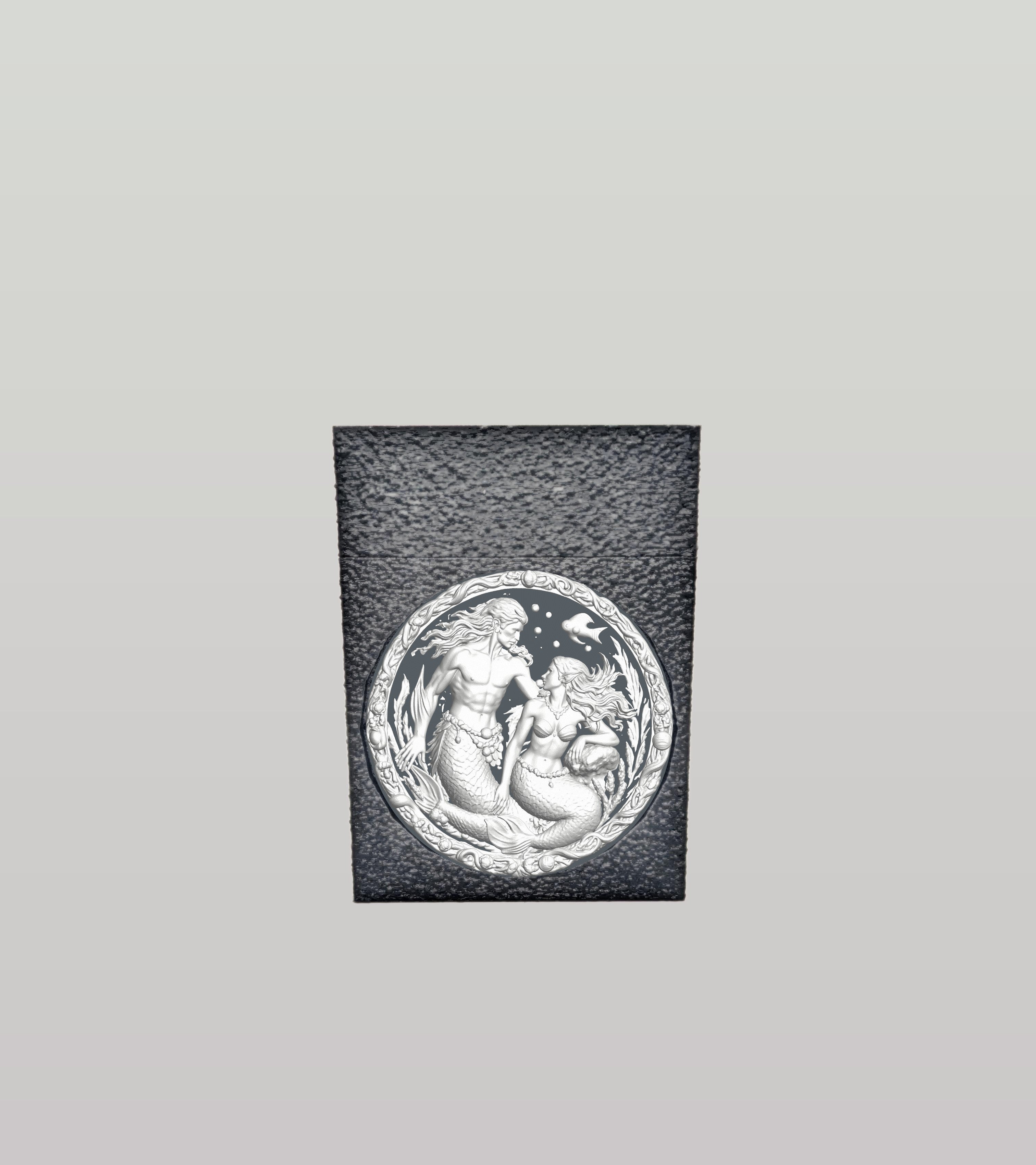 Merfolk Card Box — Black