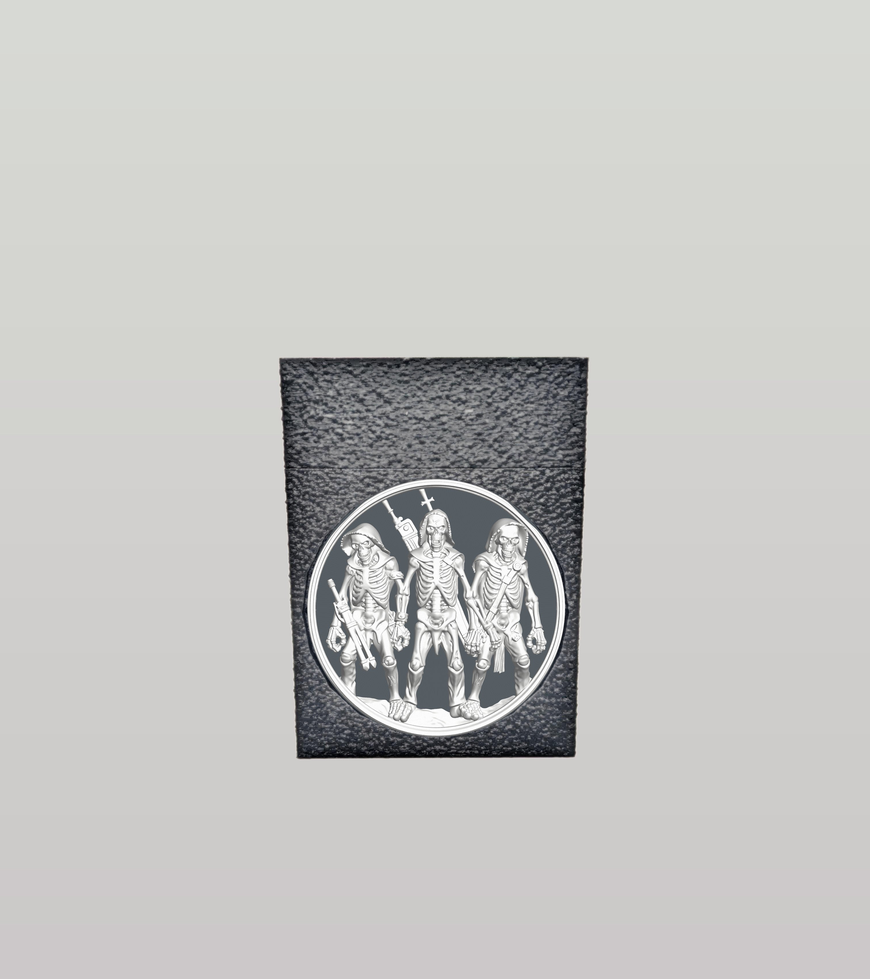 Skeleton Army Card Box — Black