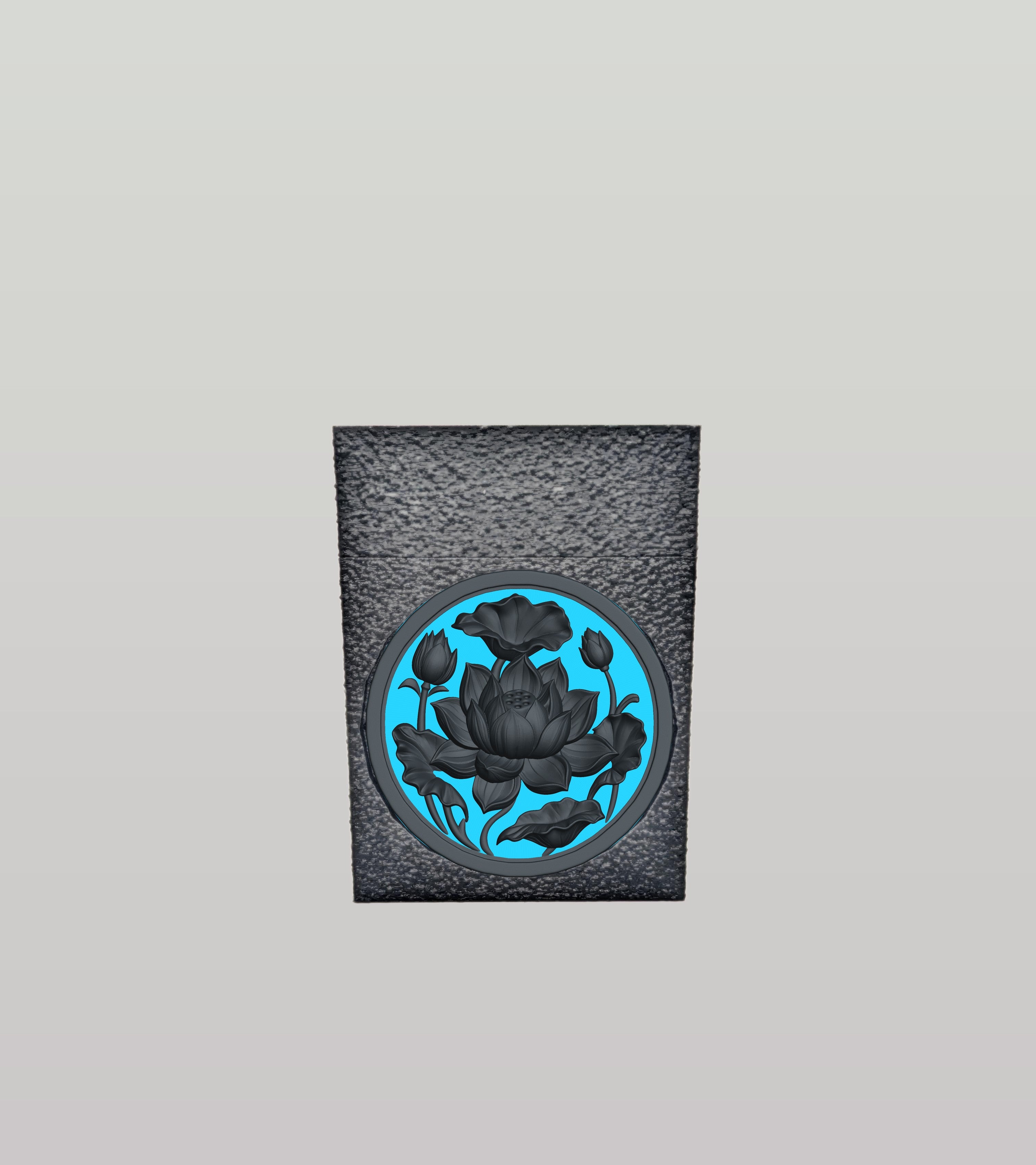 Lotus Card Box — Black