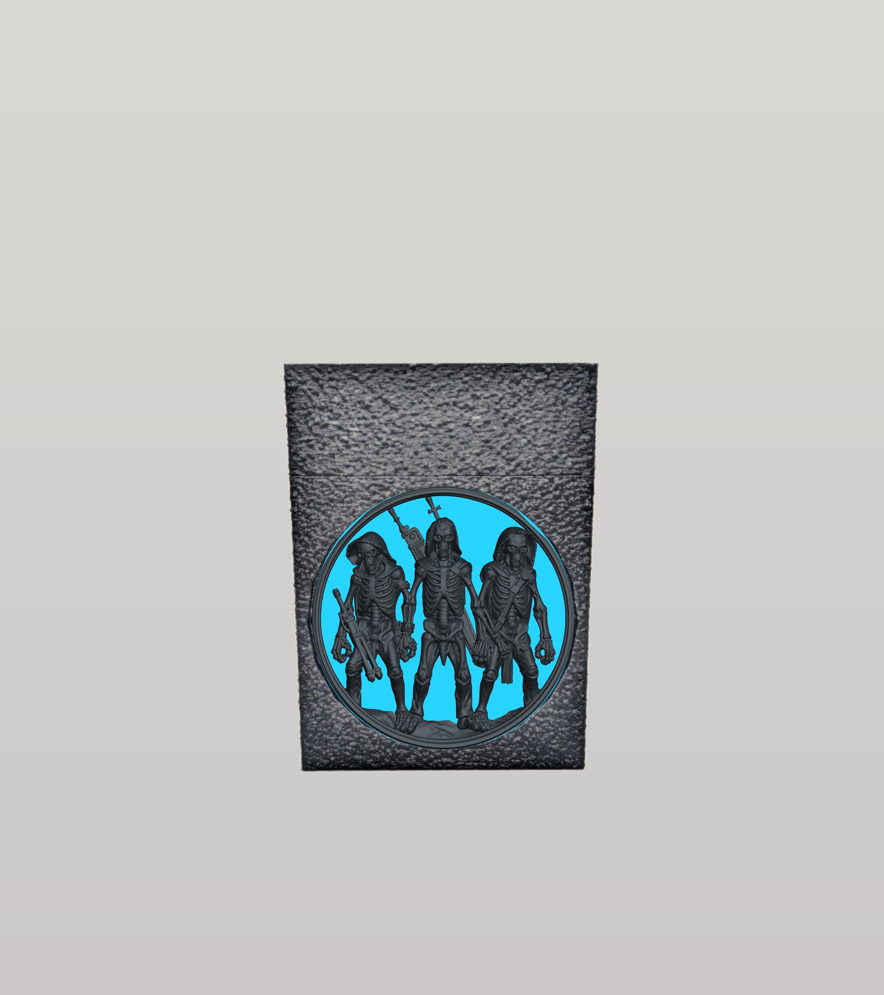 Skeleton Army Card Box — Black