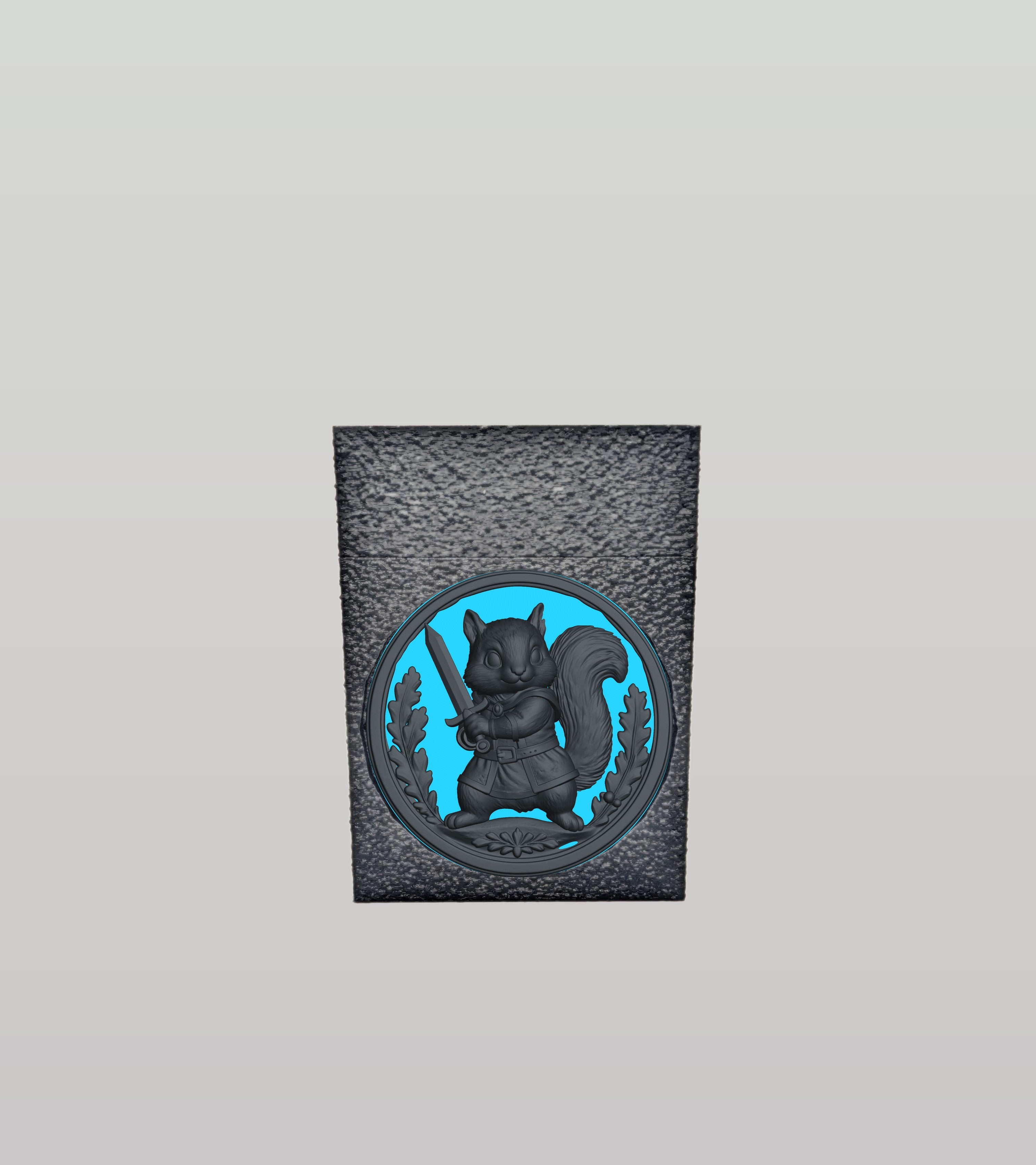 Squirrel Card Box — Black