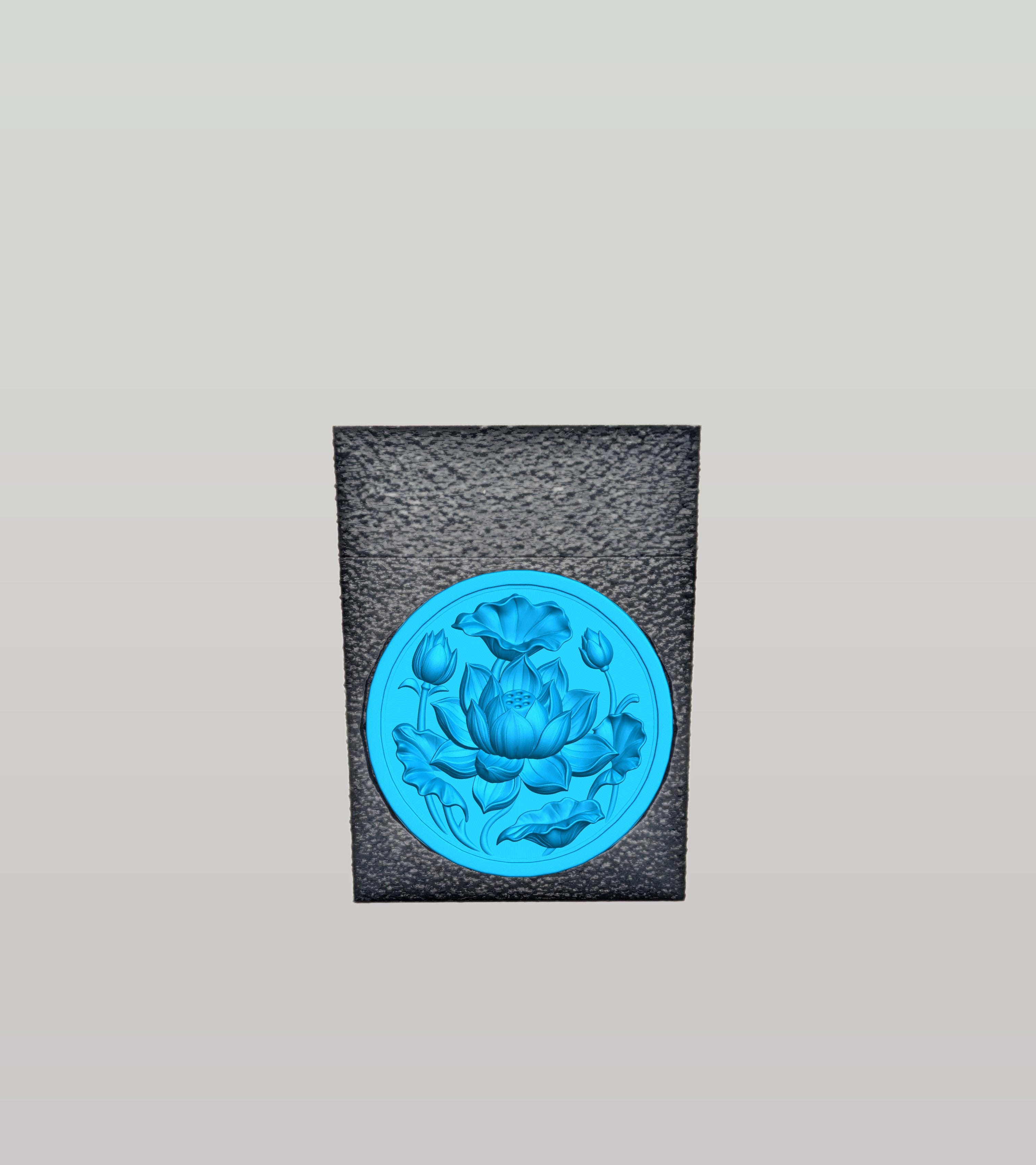 Lotus Card Box — Black
