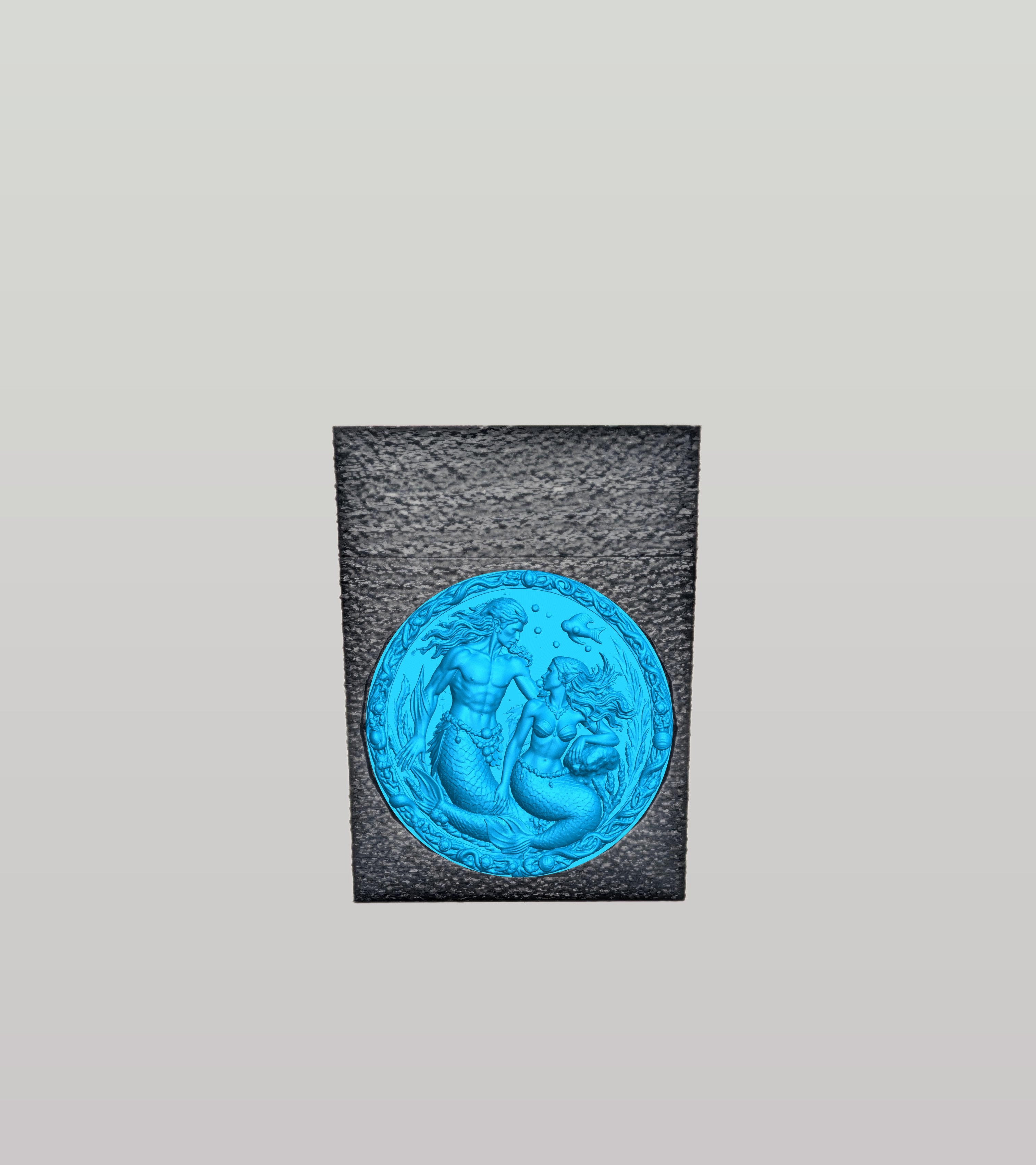 Merfolk Card Box — Black