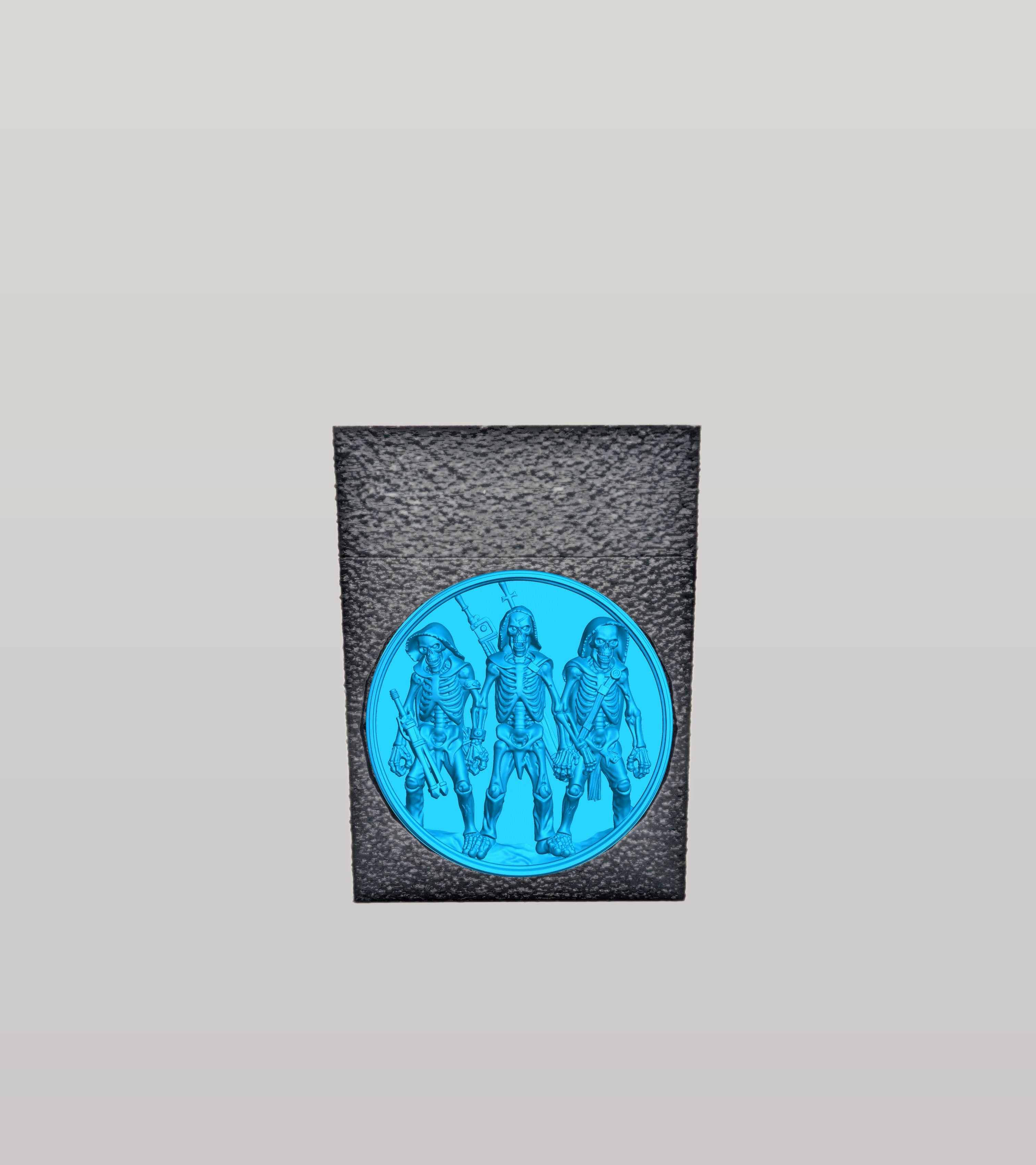 Skeleton Army Card Box — Black