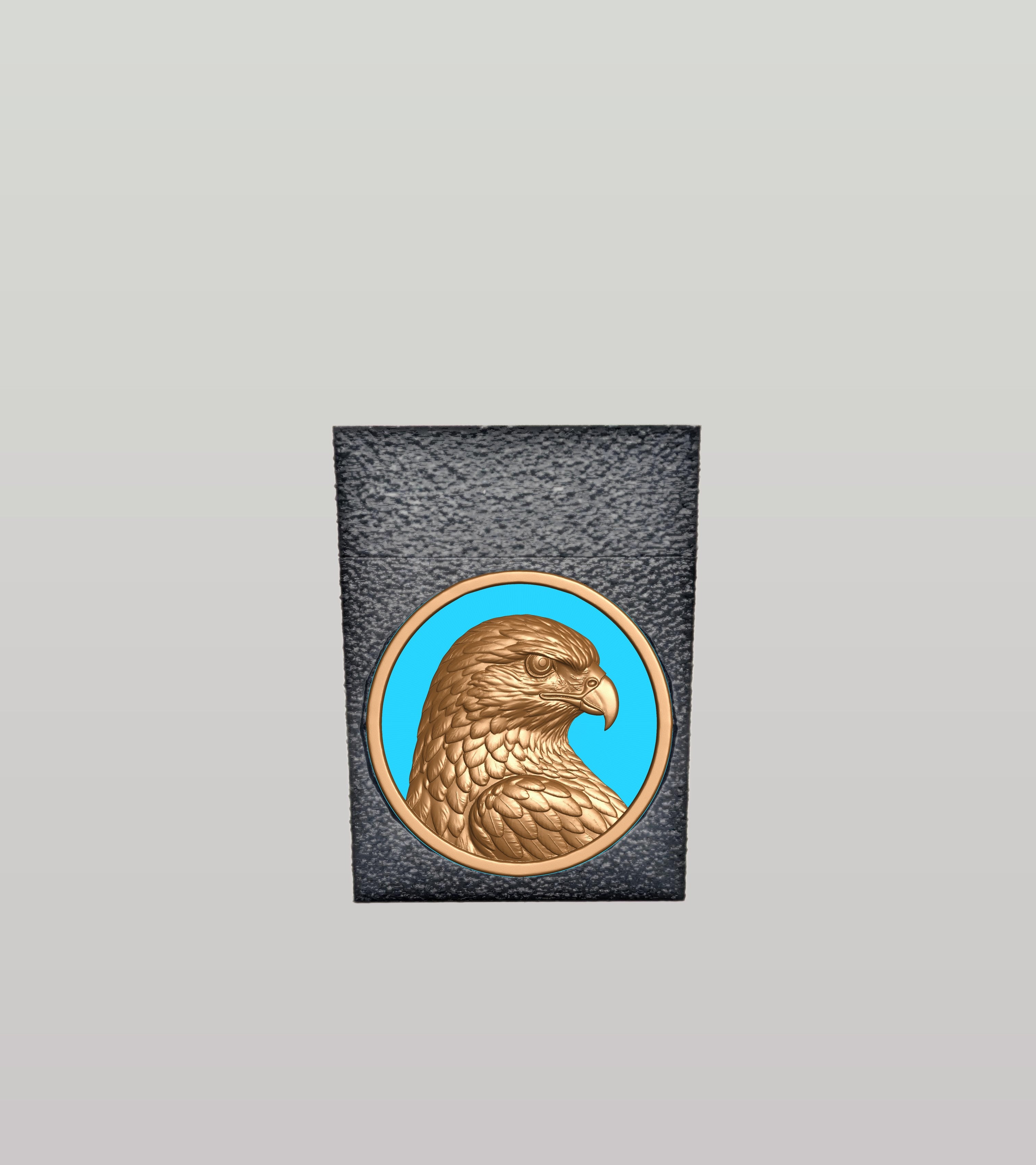 Eagle Card Box — Black