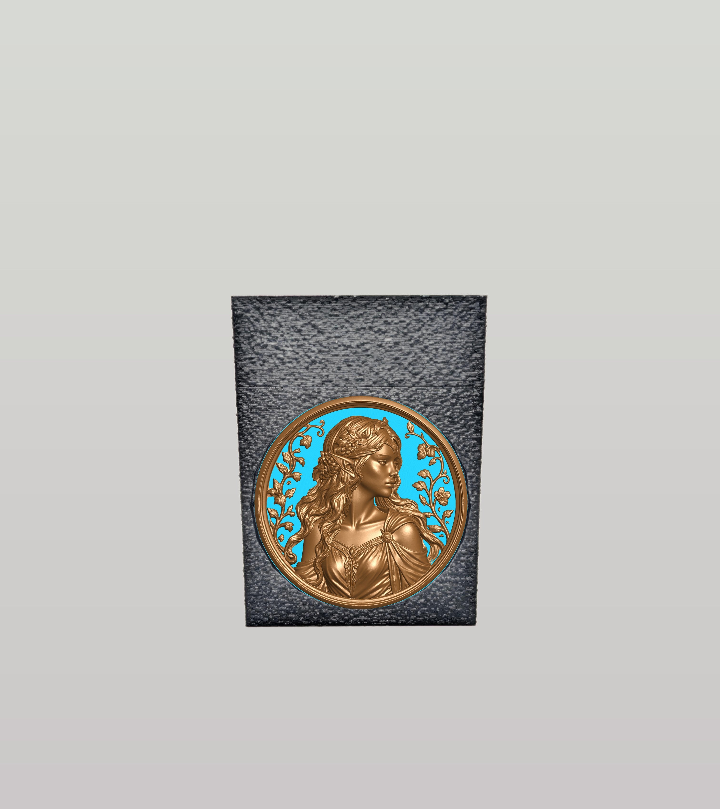 Elf Maiden Card Box — Black