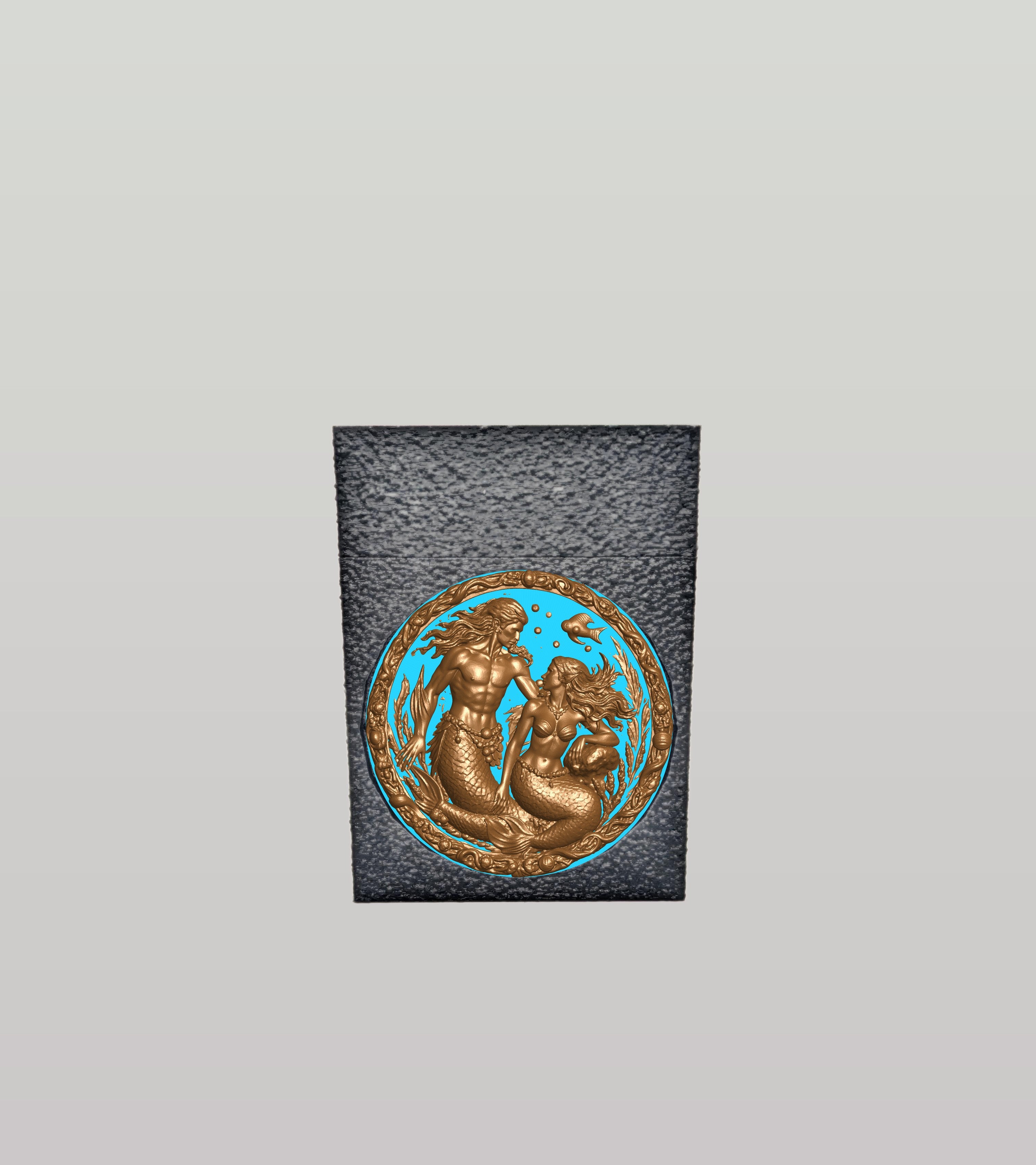 Merfolk Card Box — Black