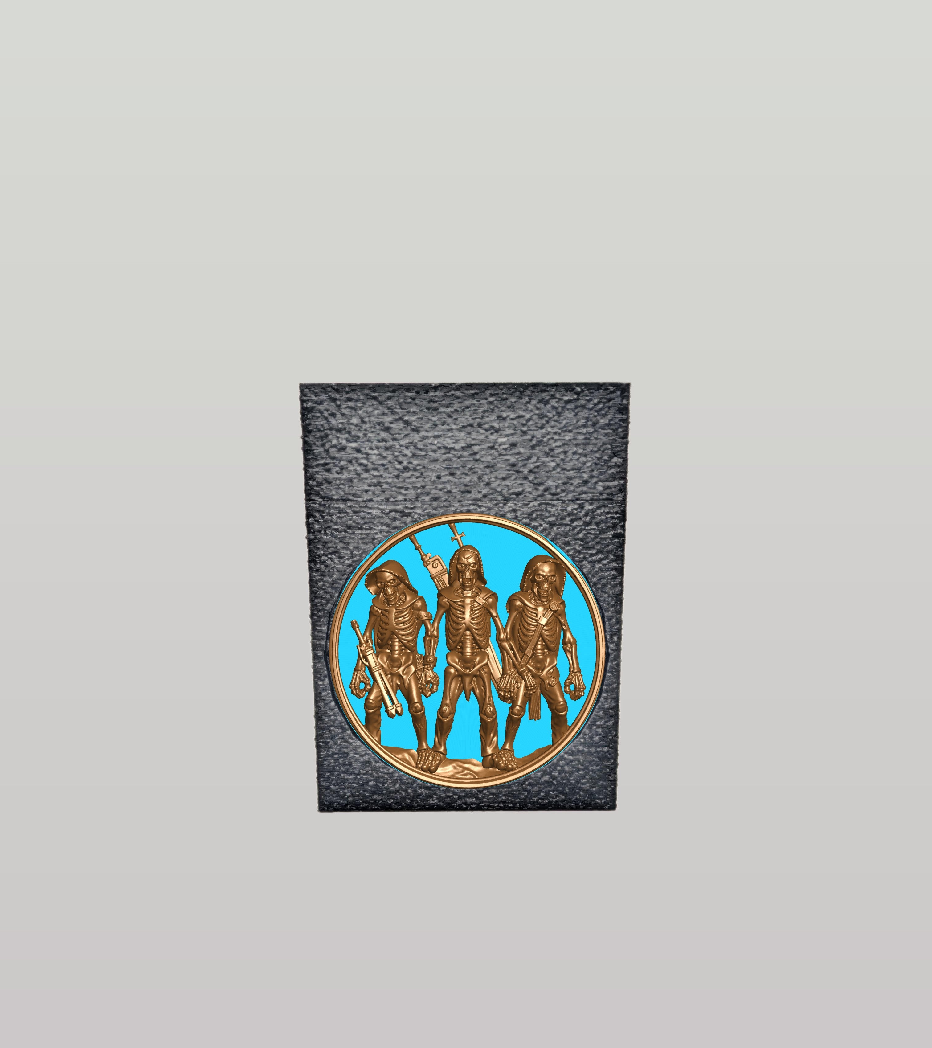 Skeleton Army Card Box — Black