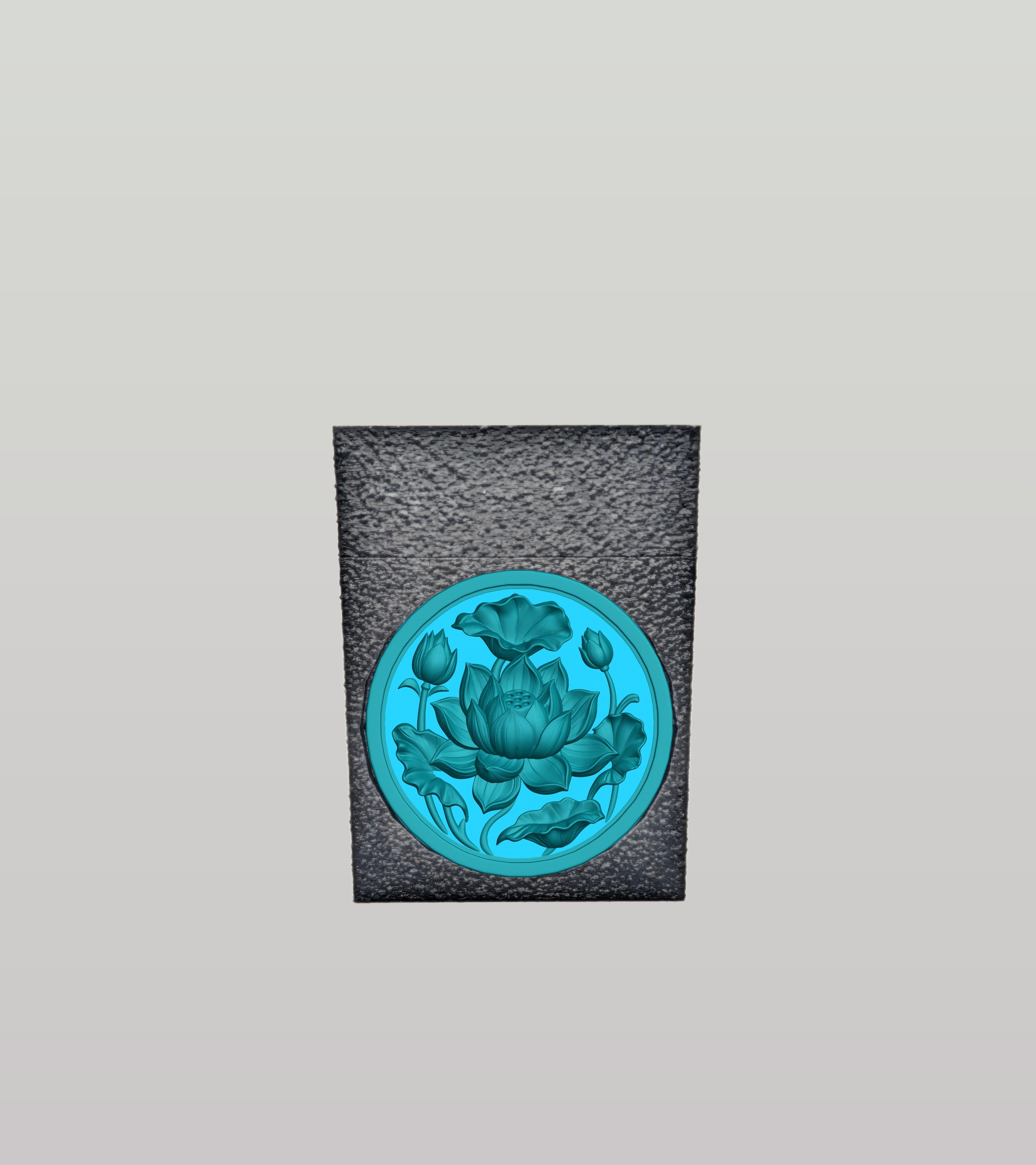 Lotus Card Box — Black