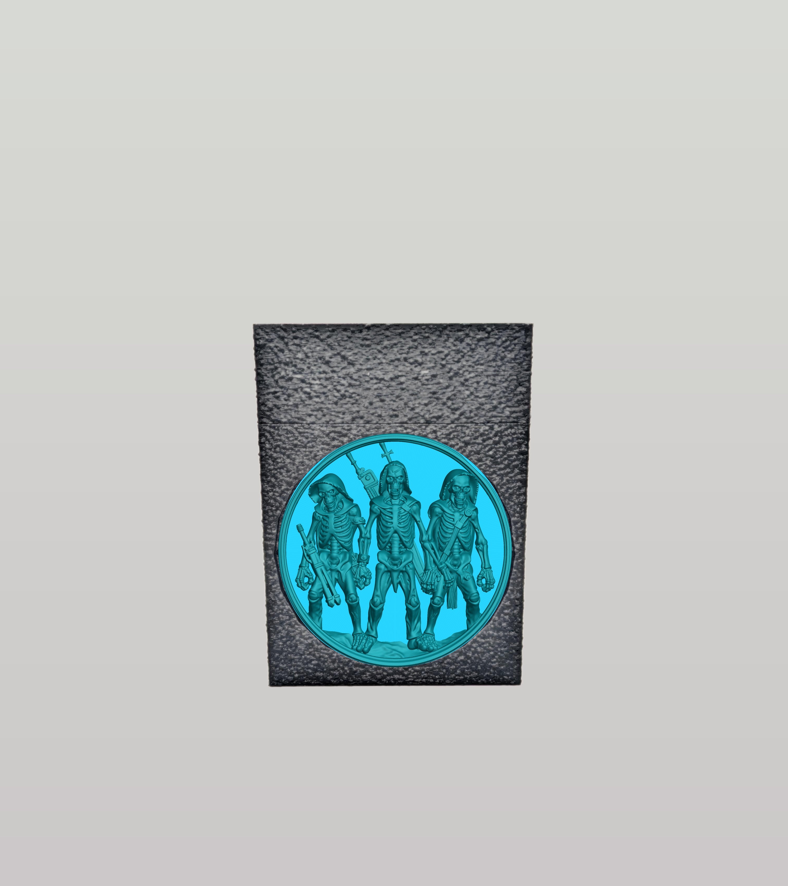 Skeleton Army Card Box — Black
