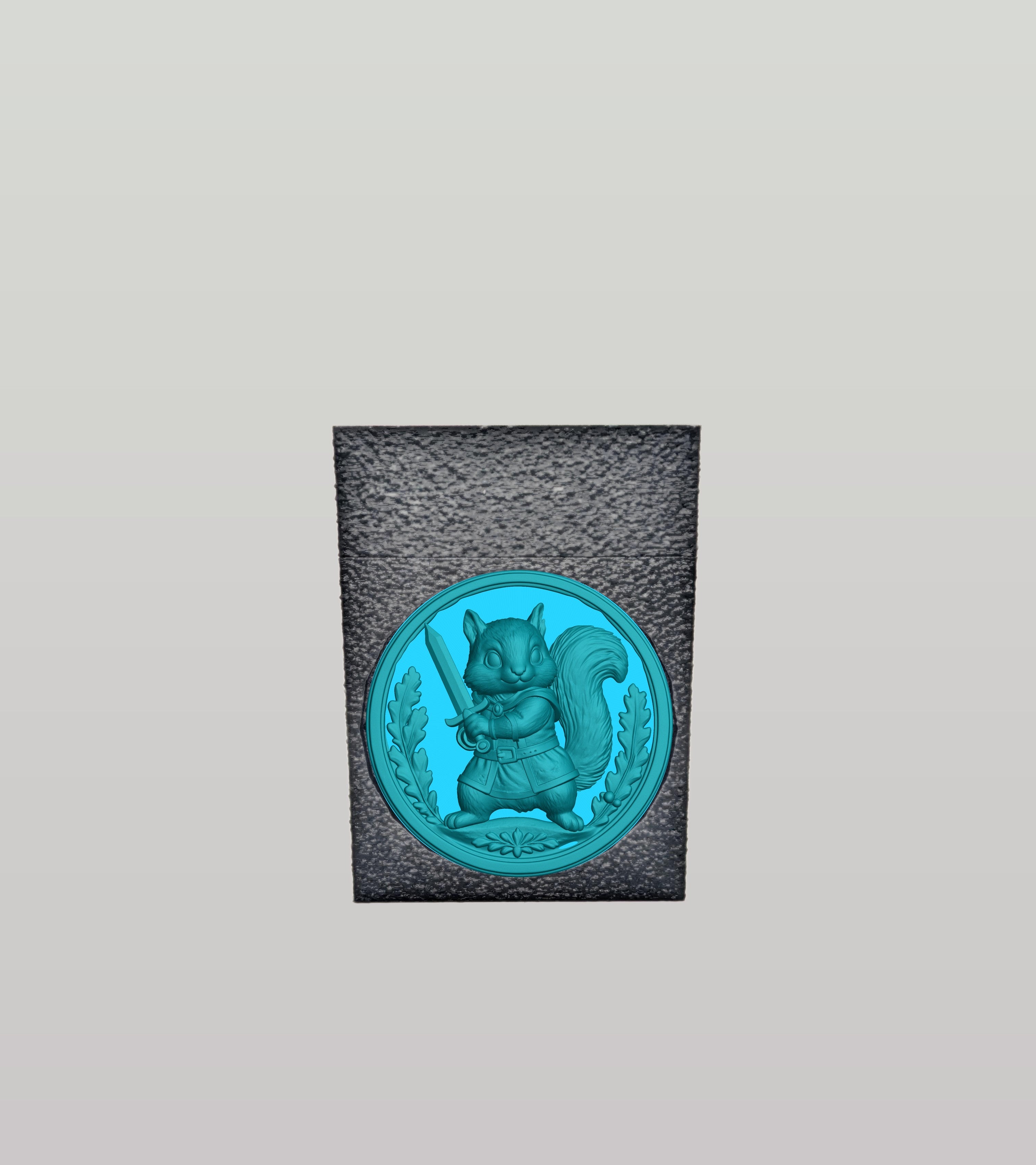 Squirrel Card Box — Black