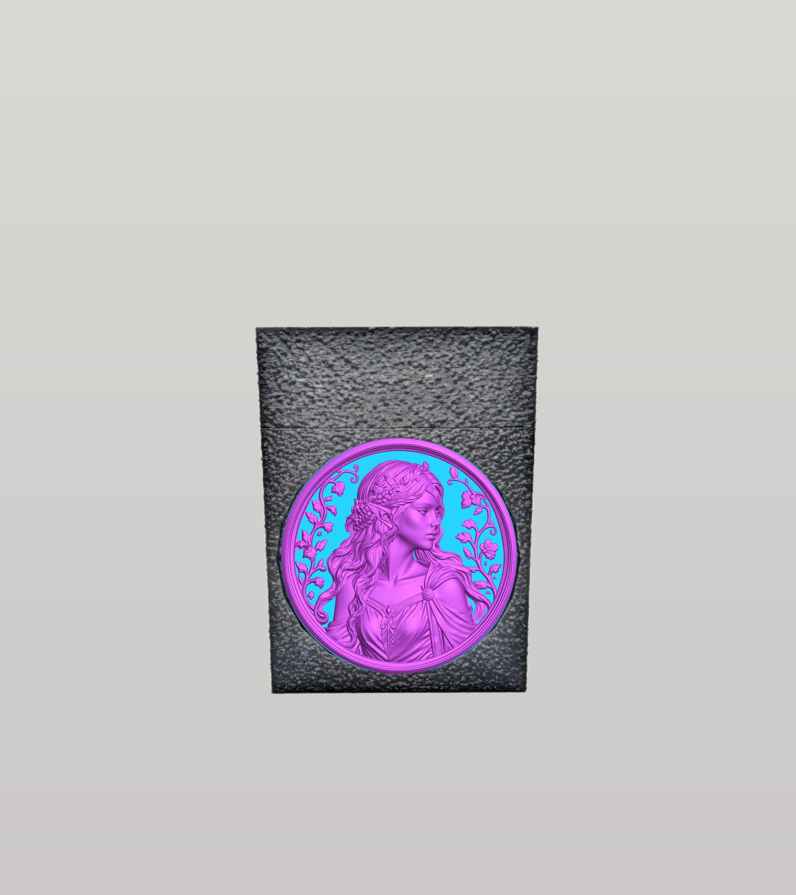 Elf Maiden Card Box — Black