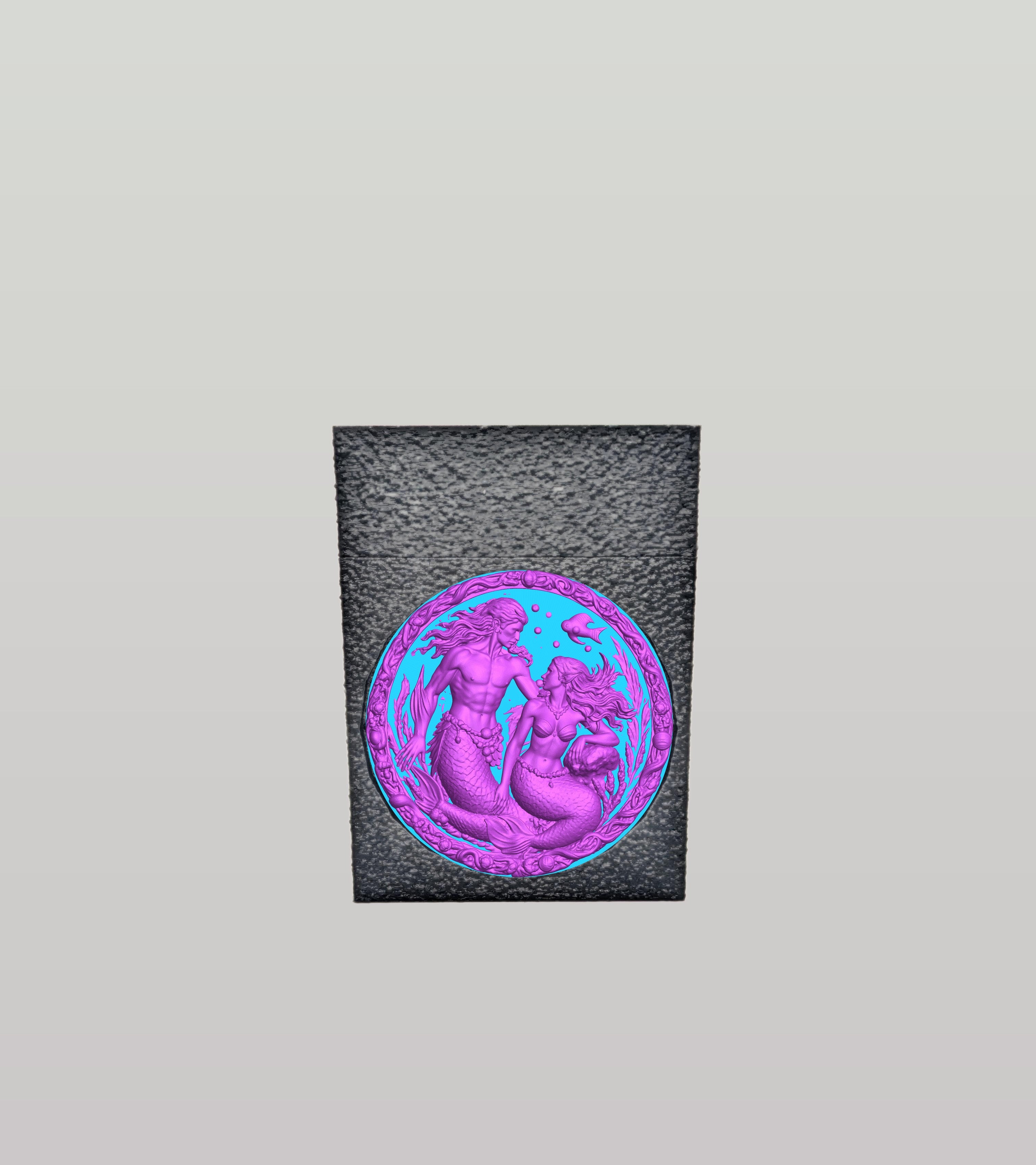 Merfolk Card Box — Black
