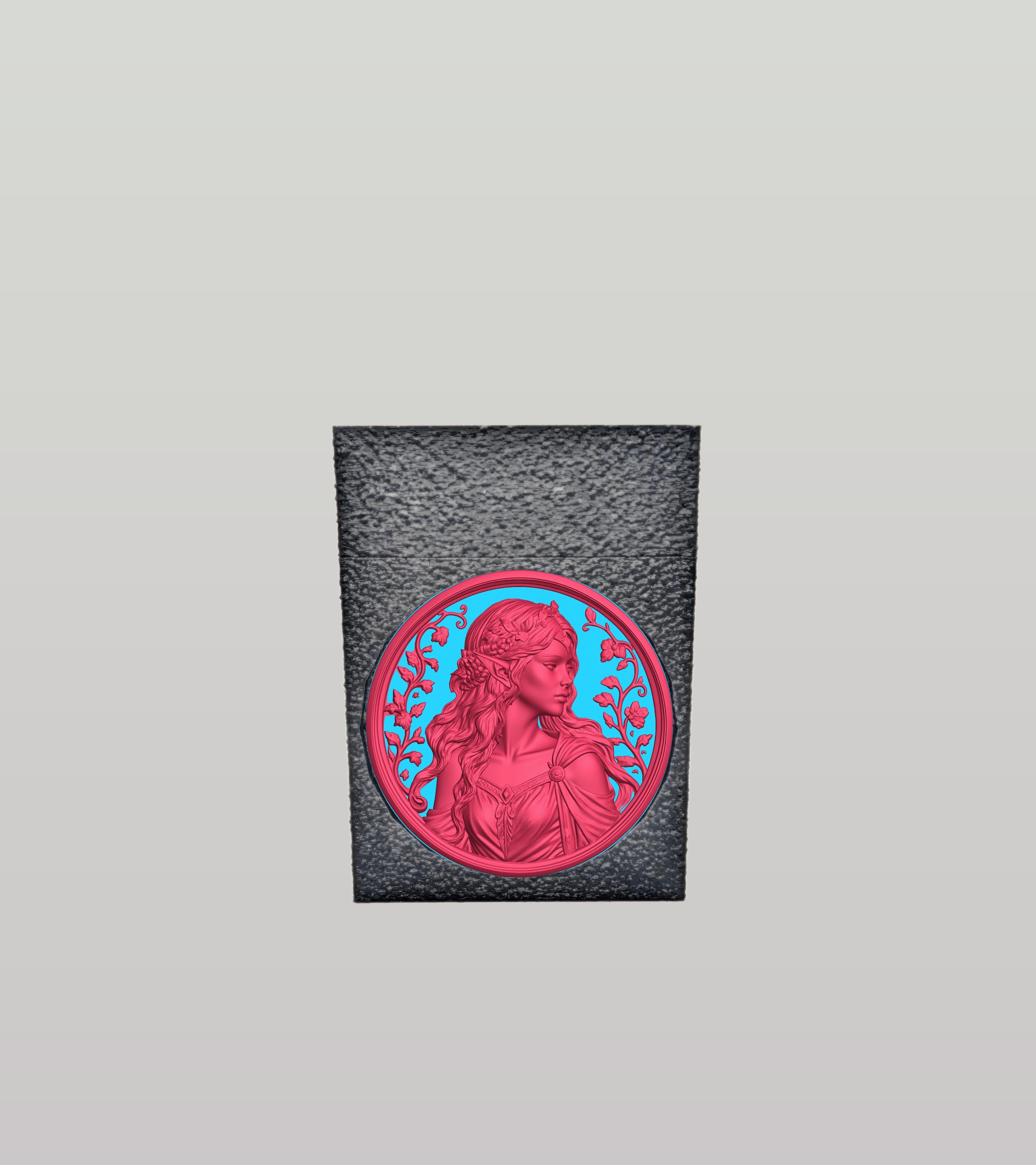 Elf Maiden Card Box — Black