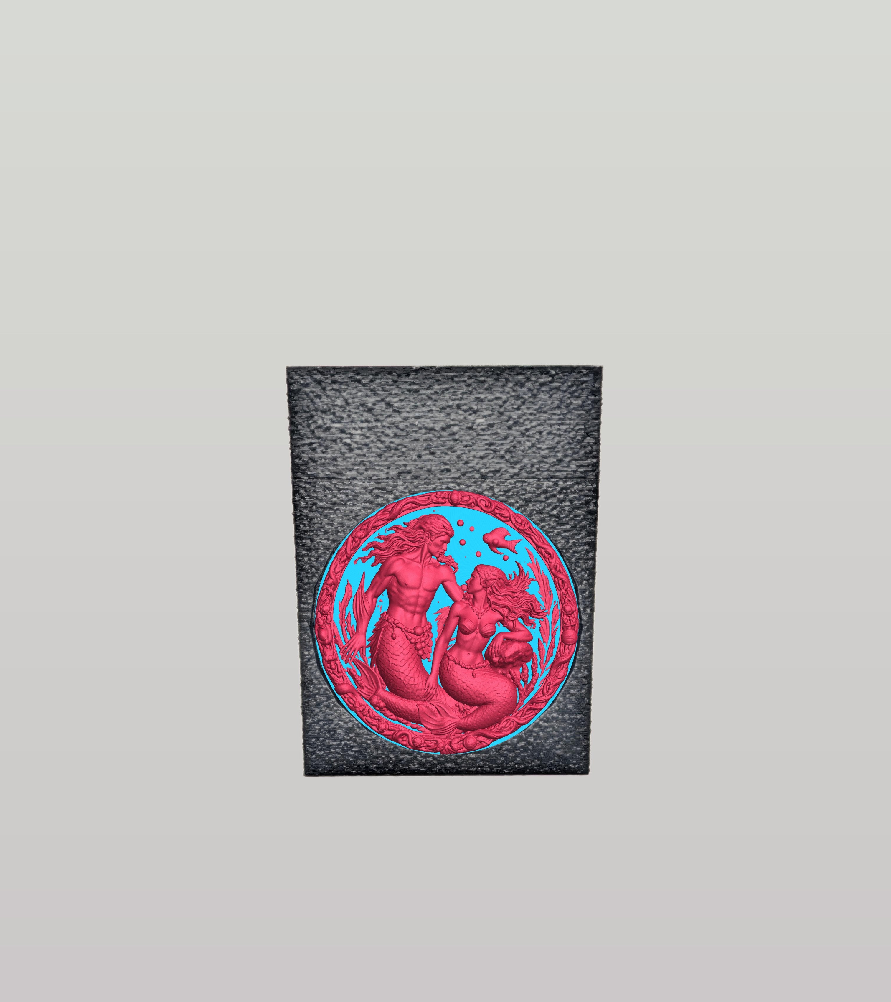 Merfolk Card Box — Black