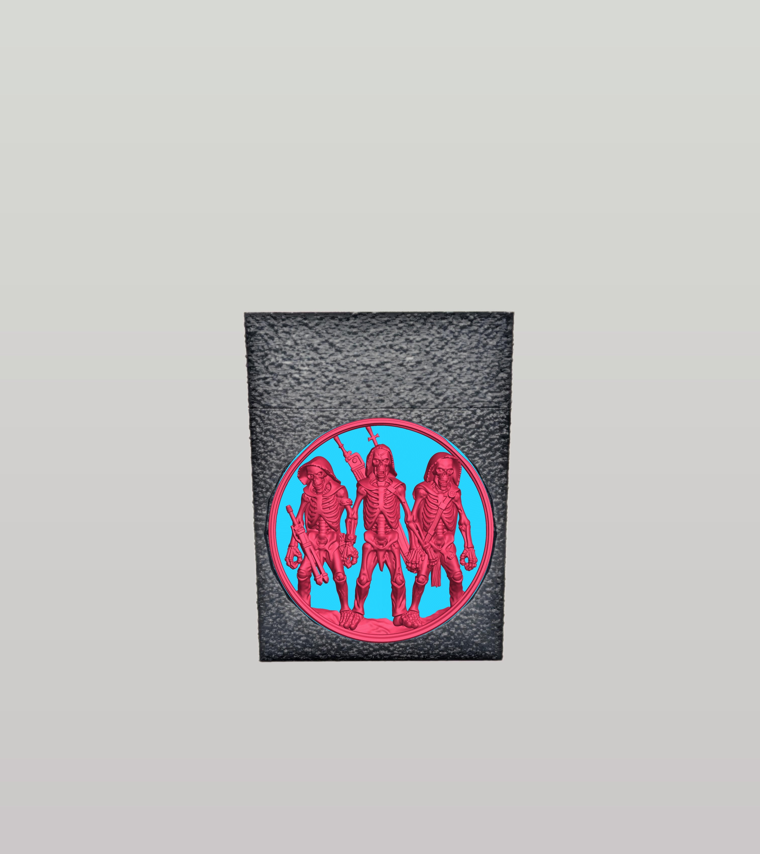 Skeleton Army Card Box — Black