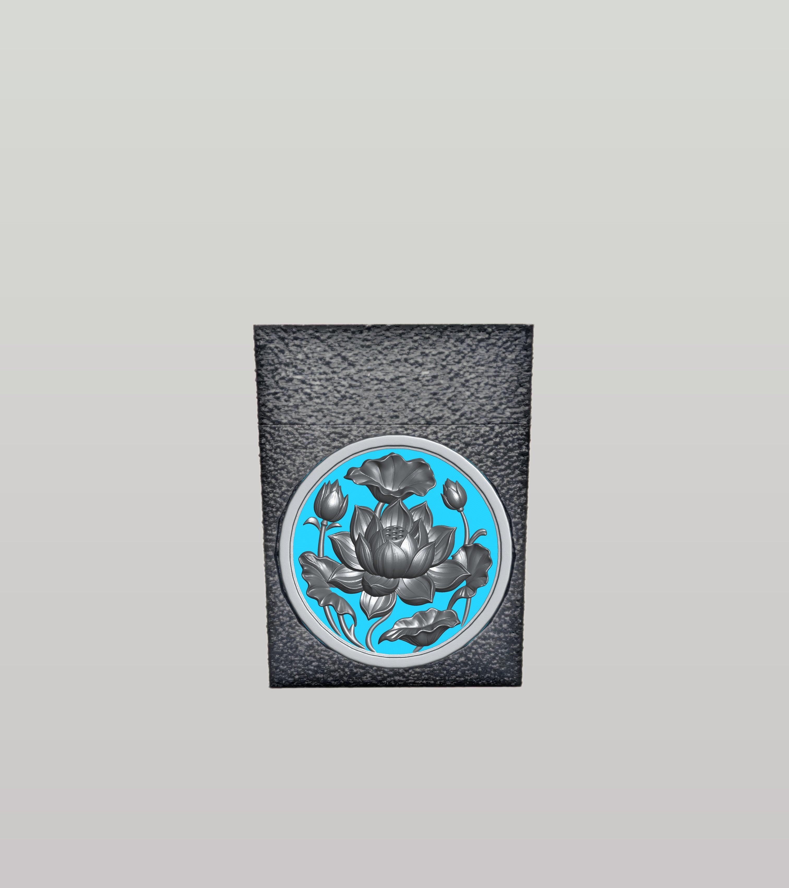 Lotus Card Box — Black