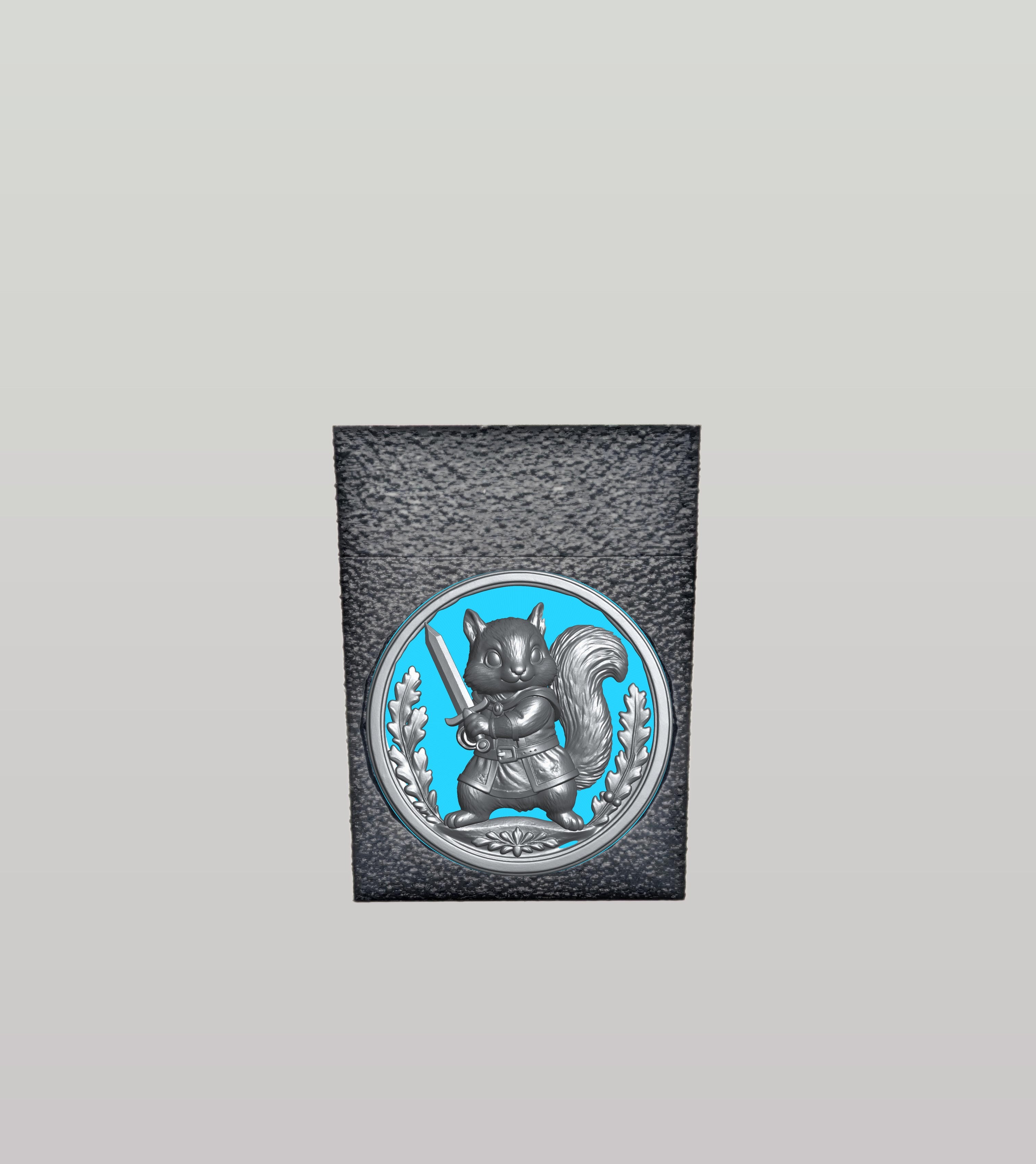 Squirrel Card Box — Black