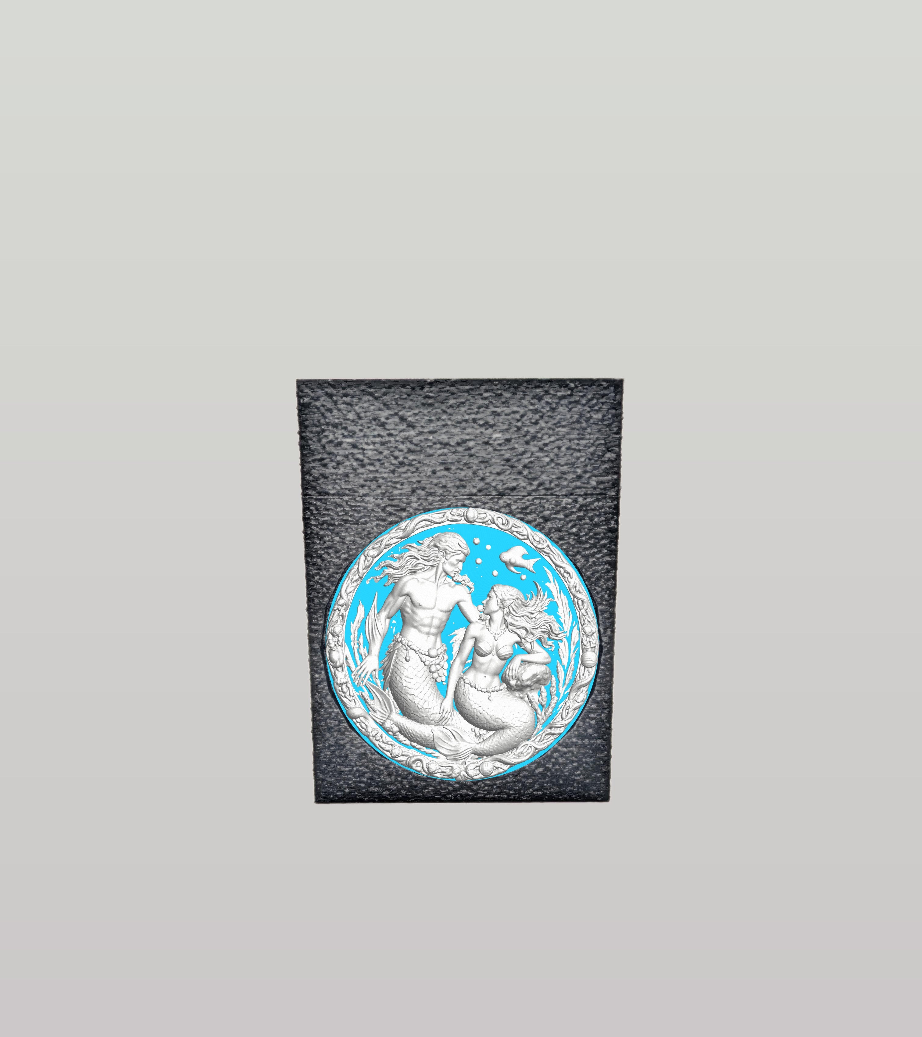 Merfolk Card Box — Black