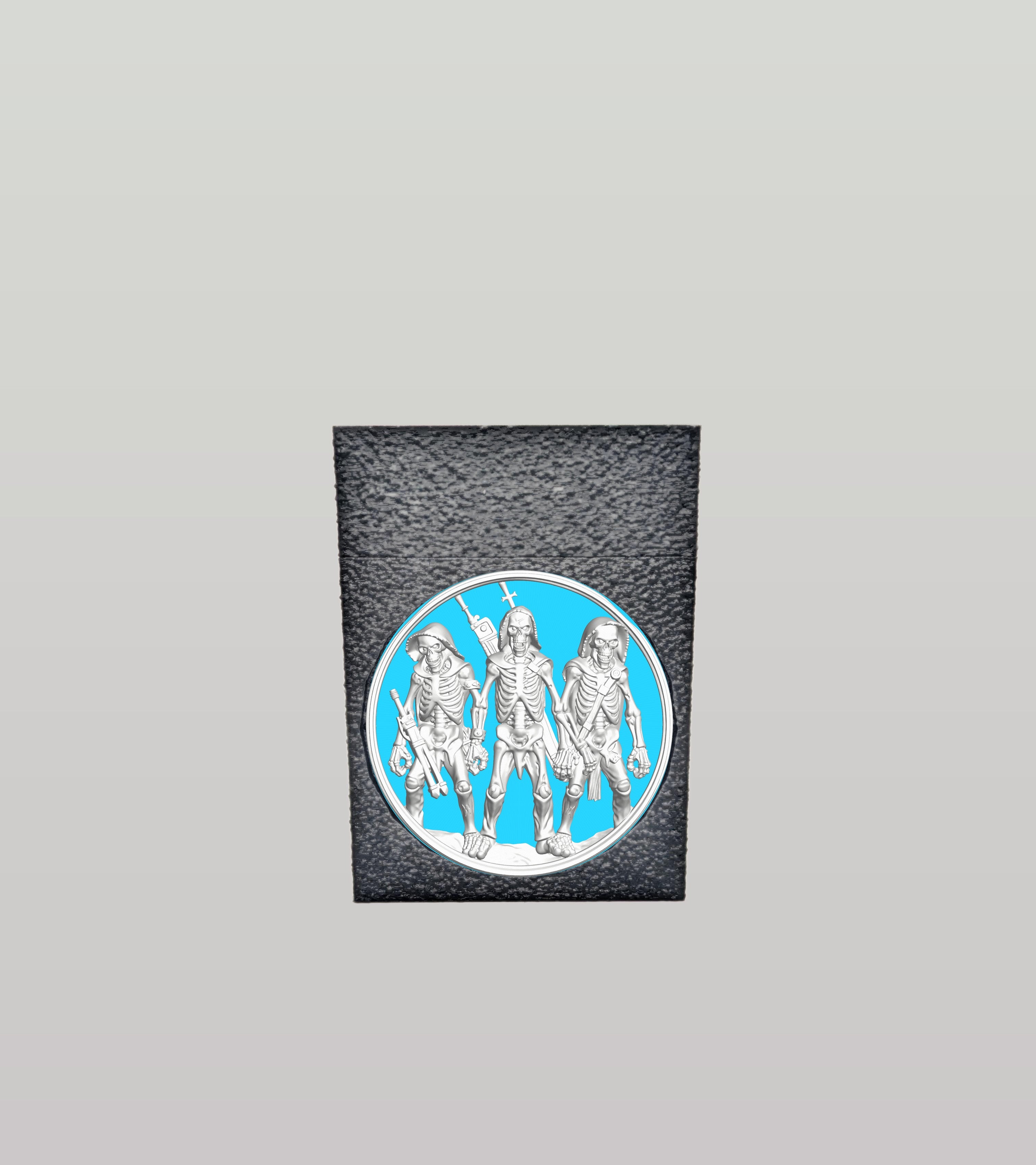 Skeleton Army Card Box — Black