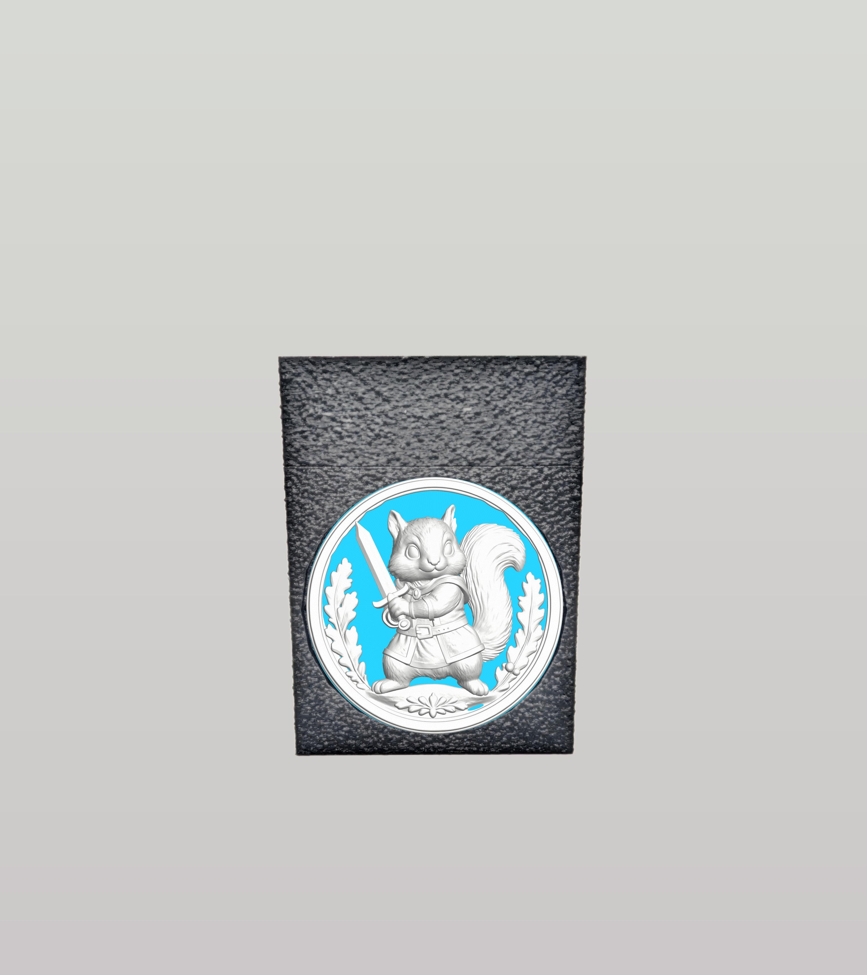 Squirrel Card Box — Black