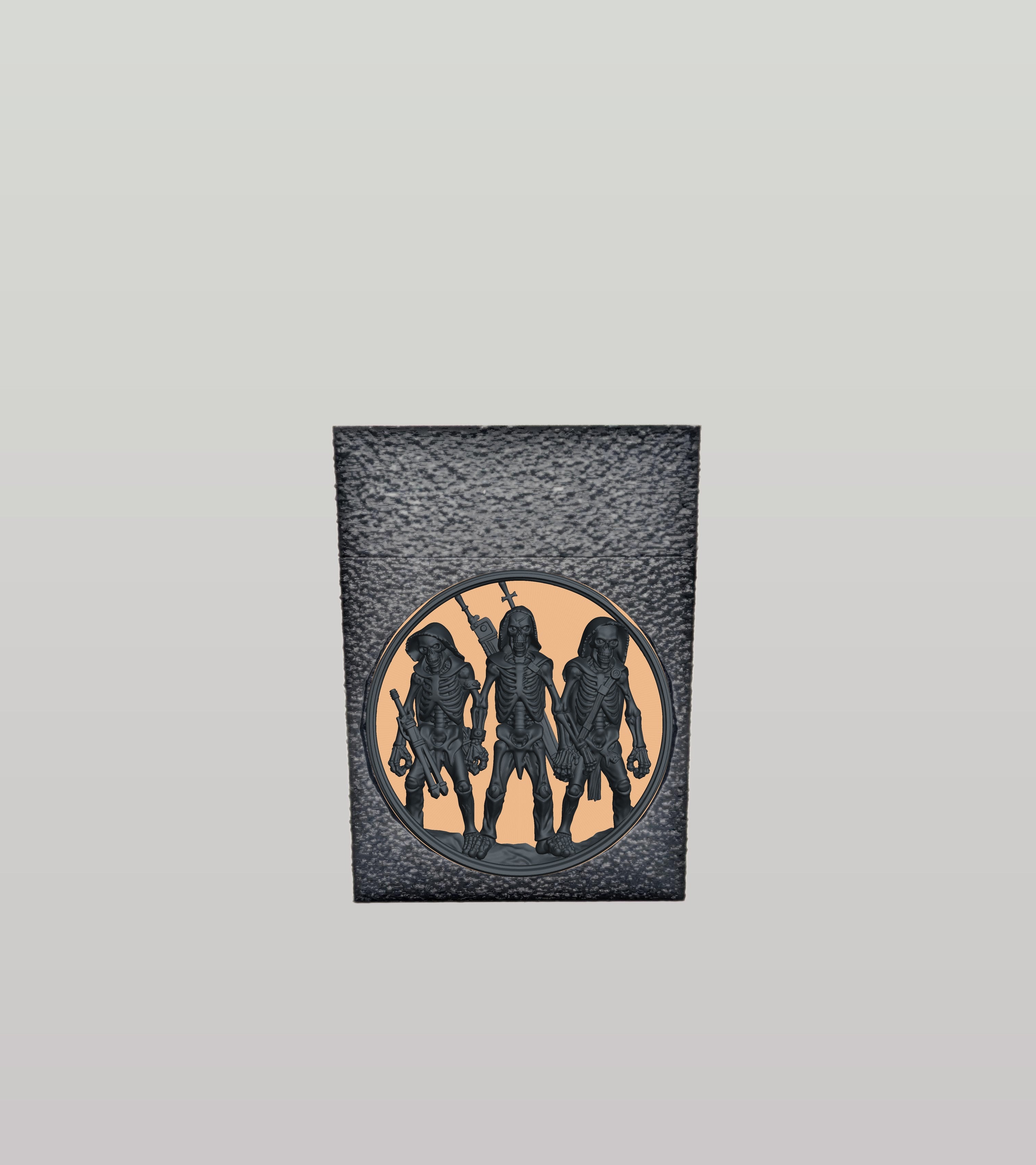 Skeleton Army Card Box — Black