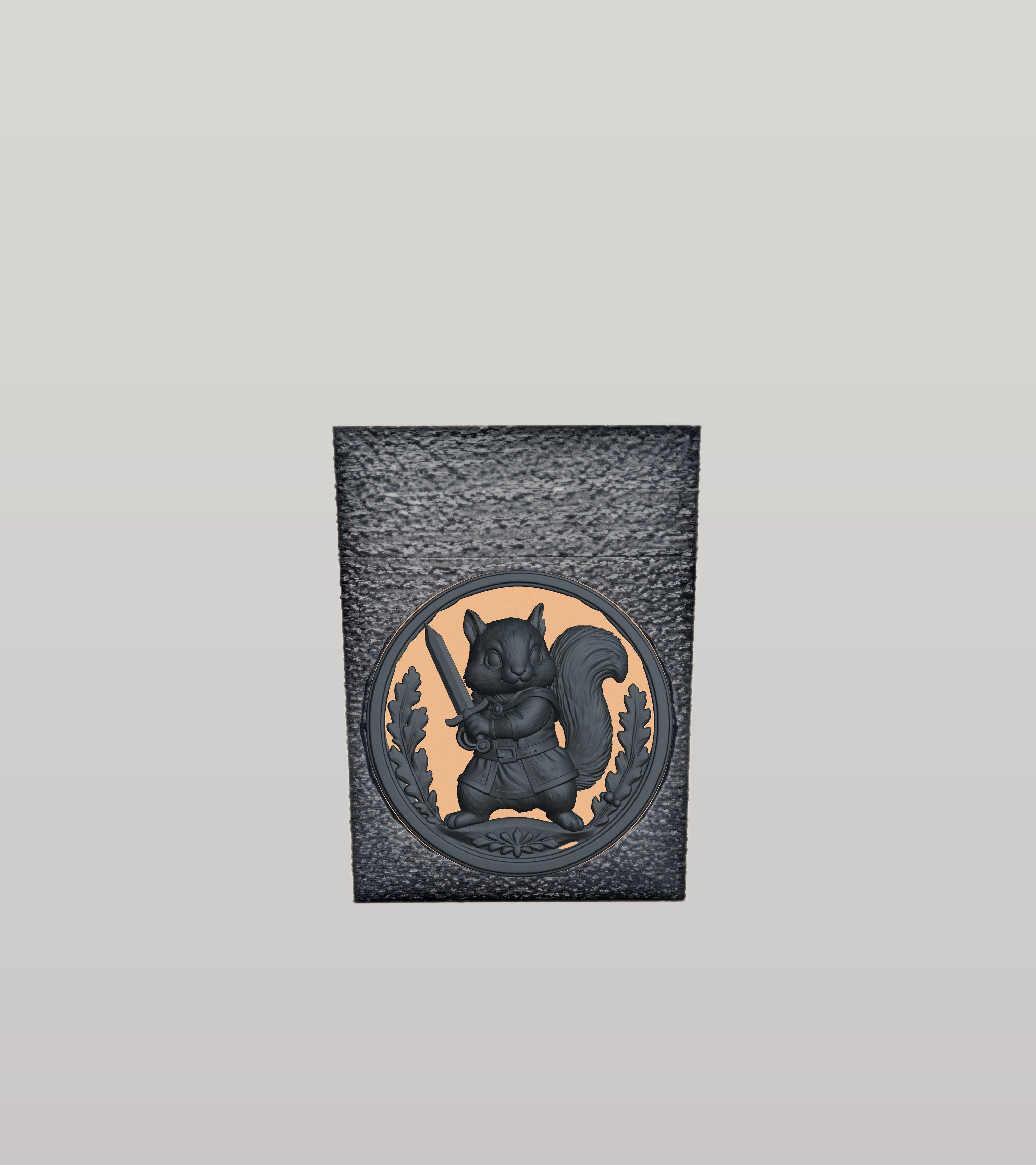 Squirrel Card Box — Black