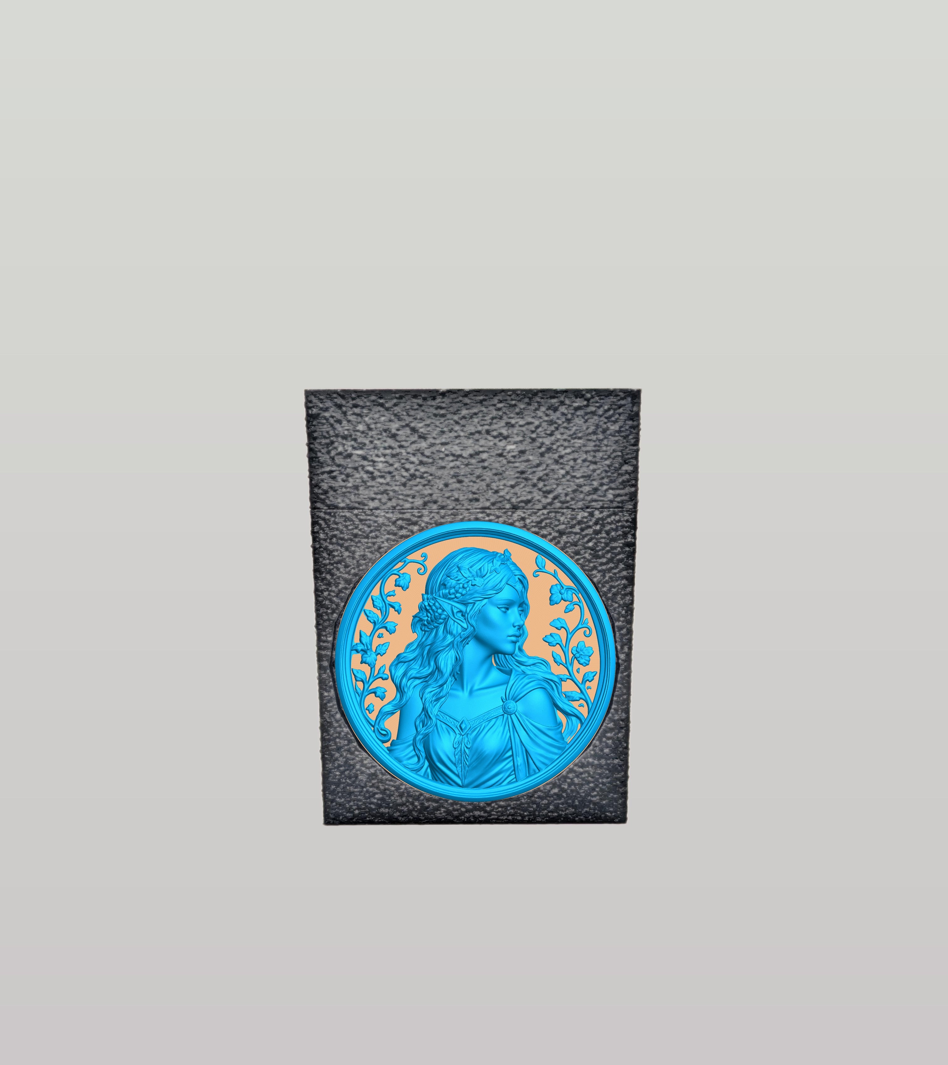 Elf Maiden Card Box — Black