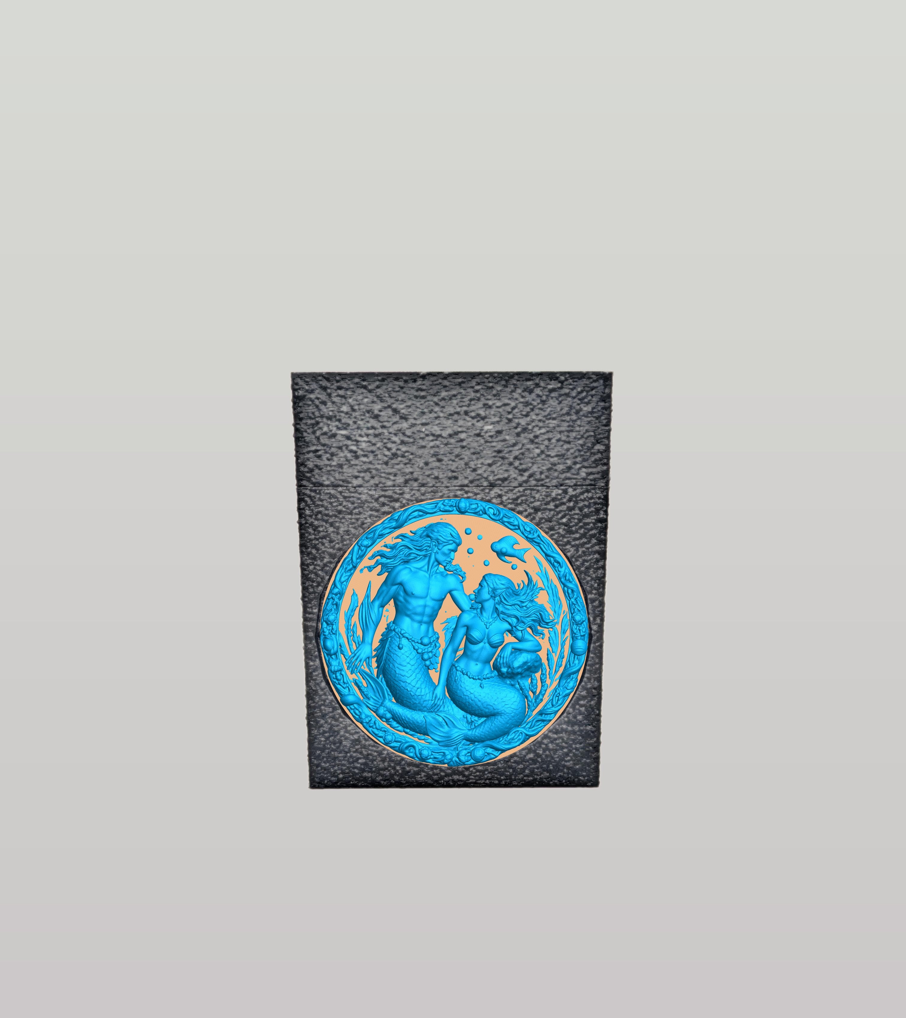 Merfolk Card Box — Black