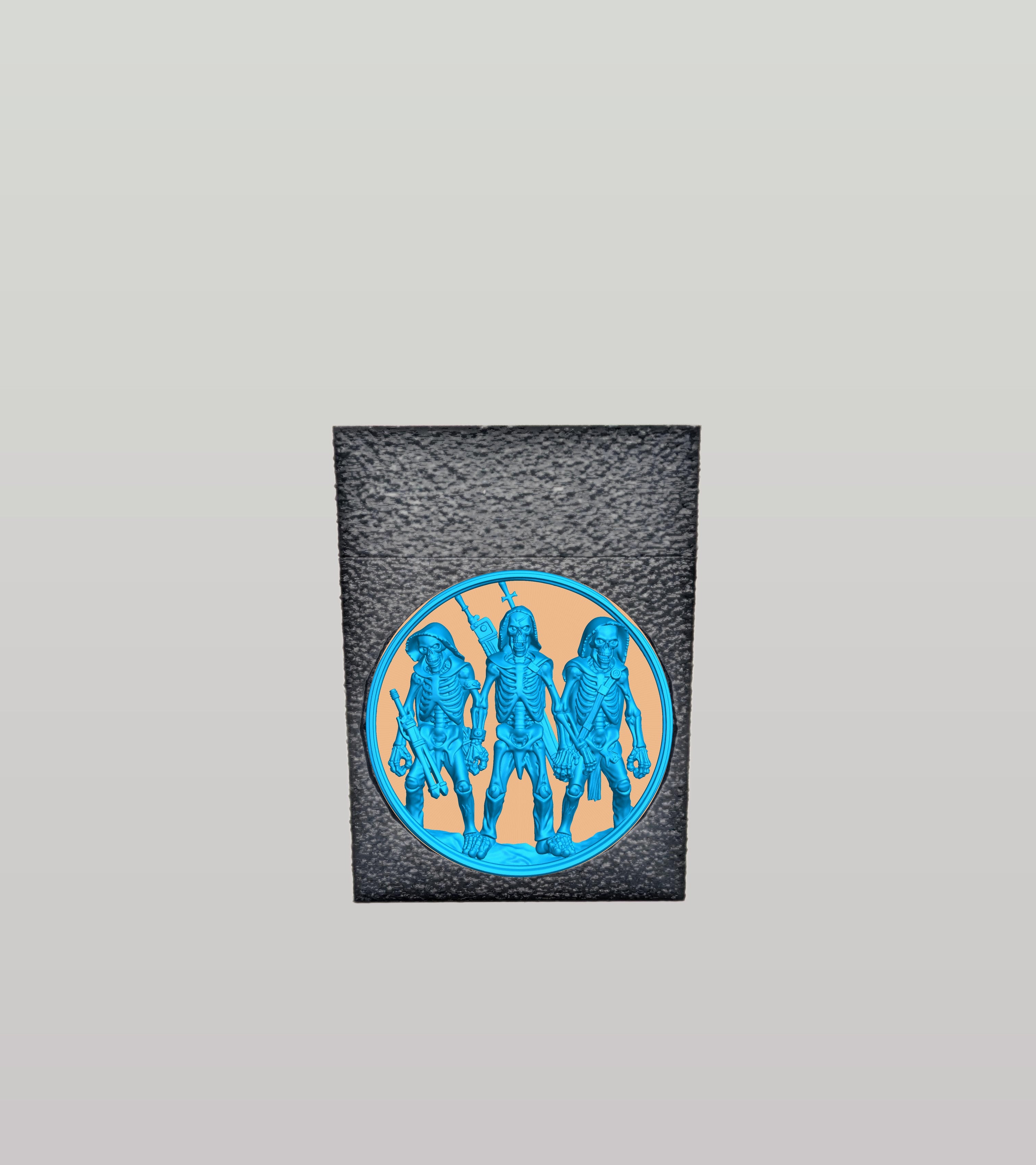Skeleton Army Card Box — Black
