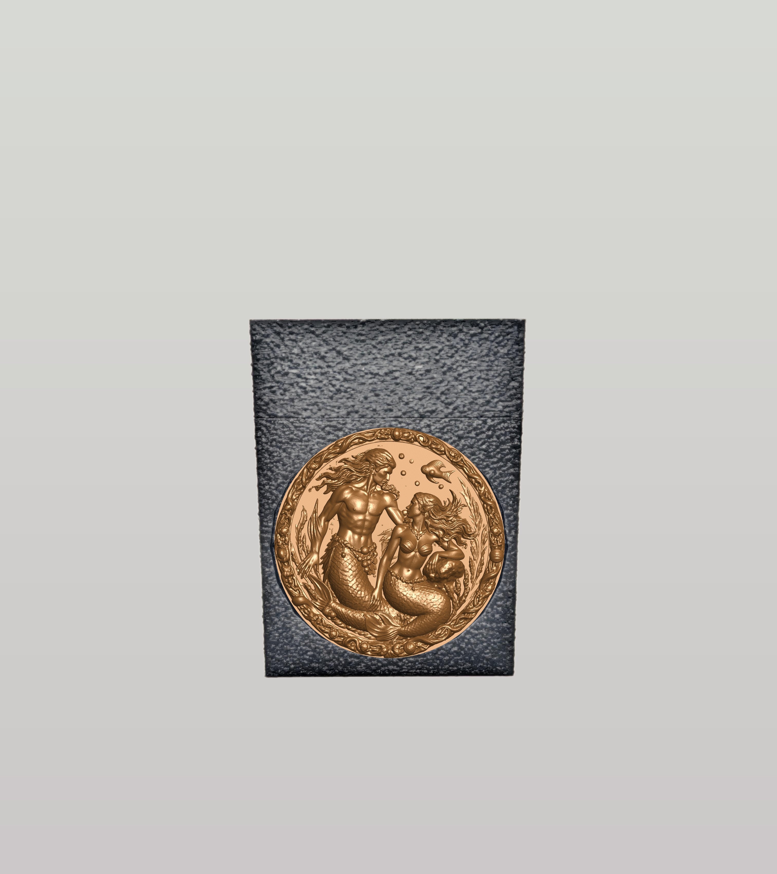 Merfolk Card Box — Black