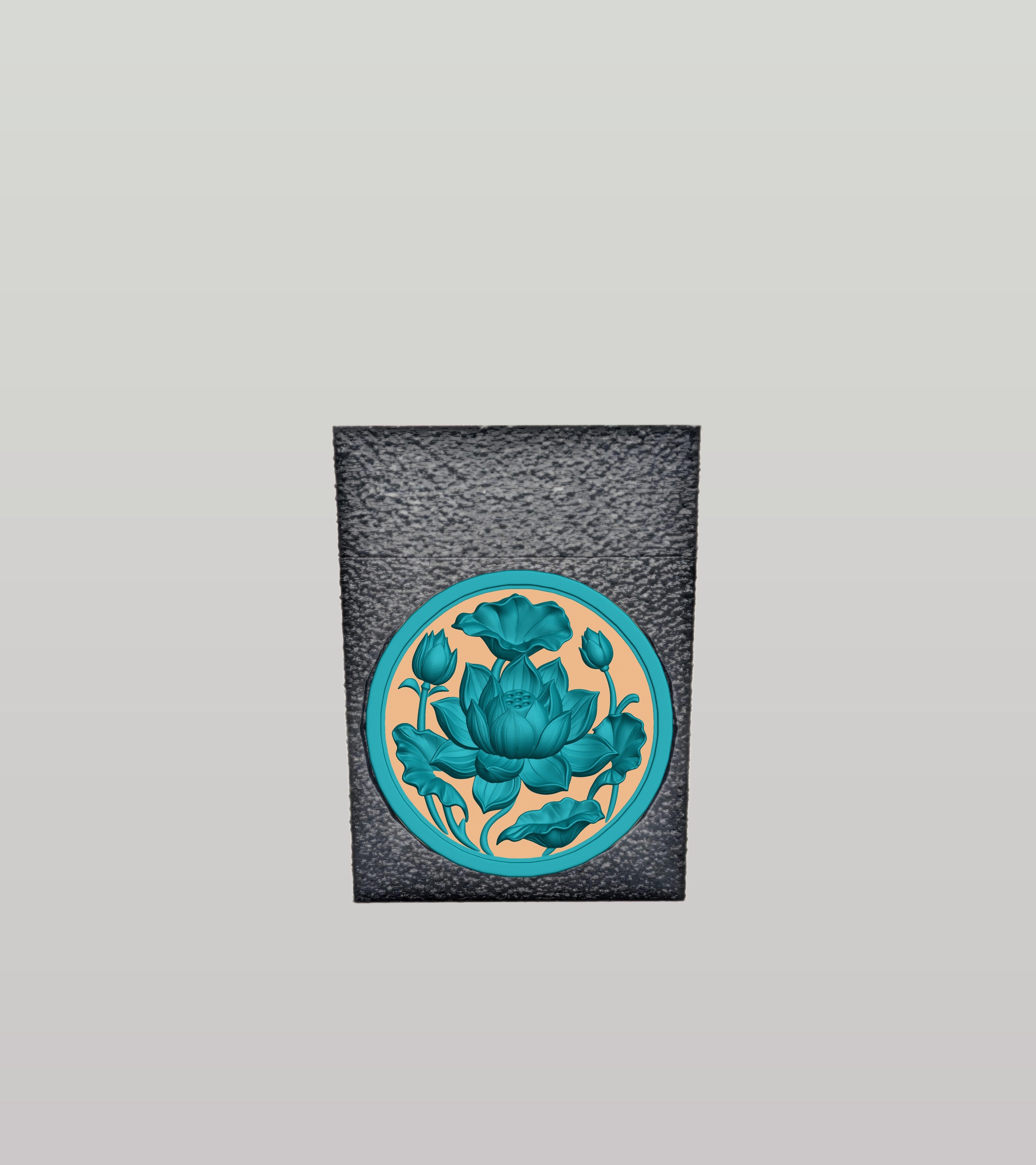 Lotus Card Box — Black