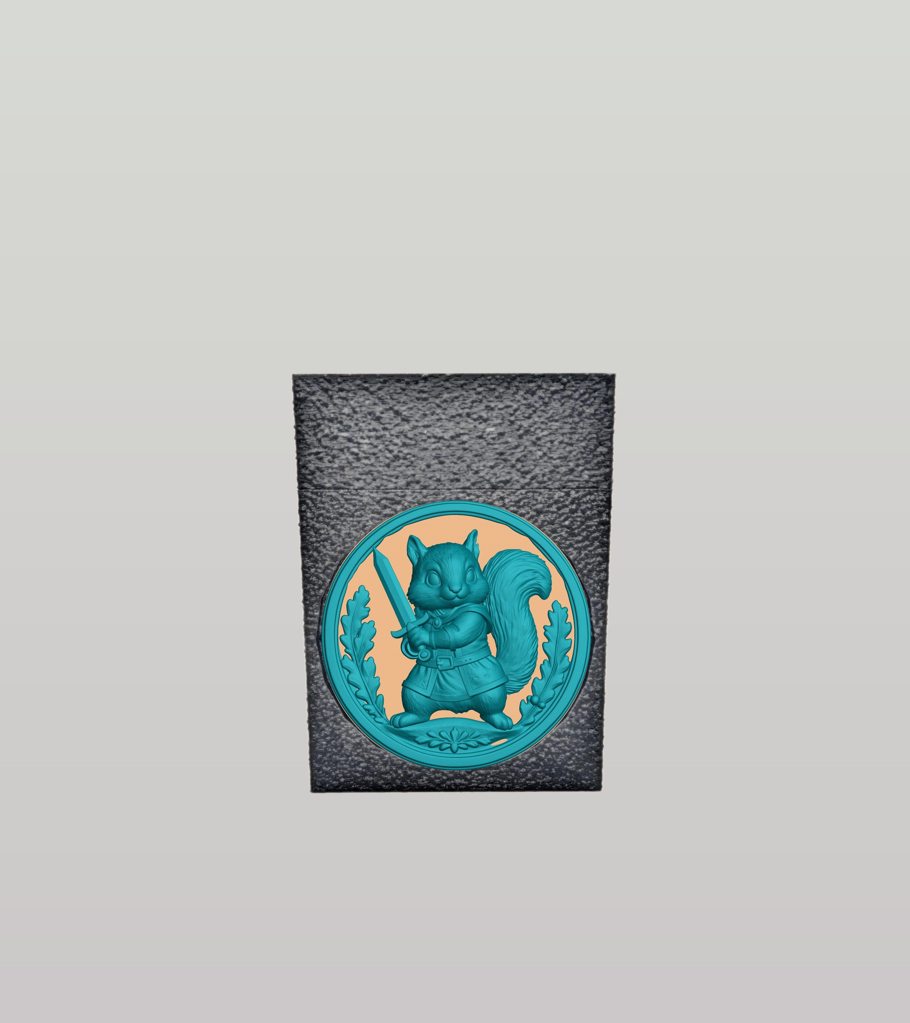 Squirrel Card Box — Black