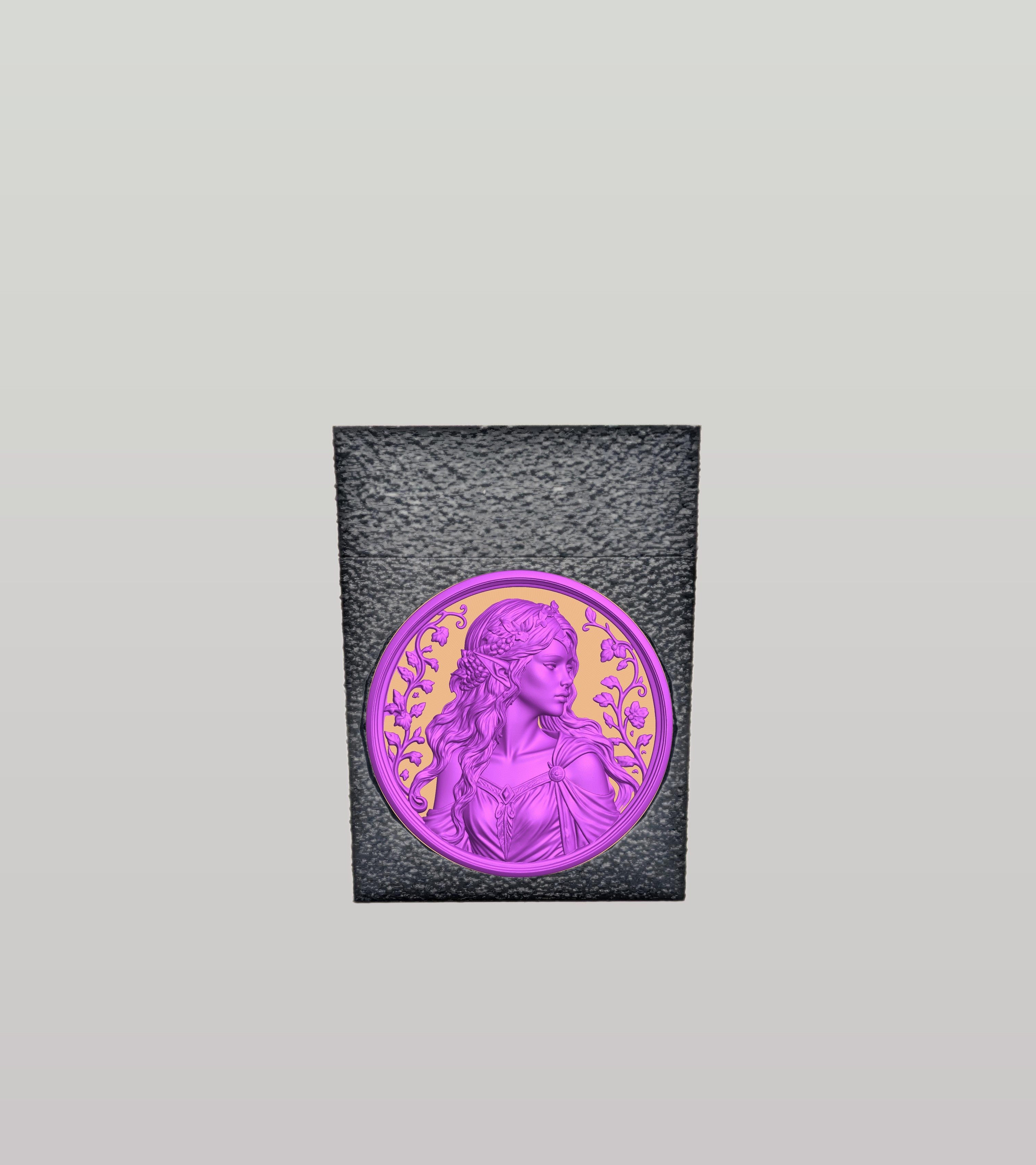 Elf Maiden Card Box — Black