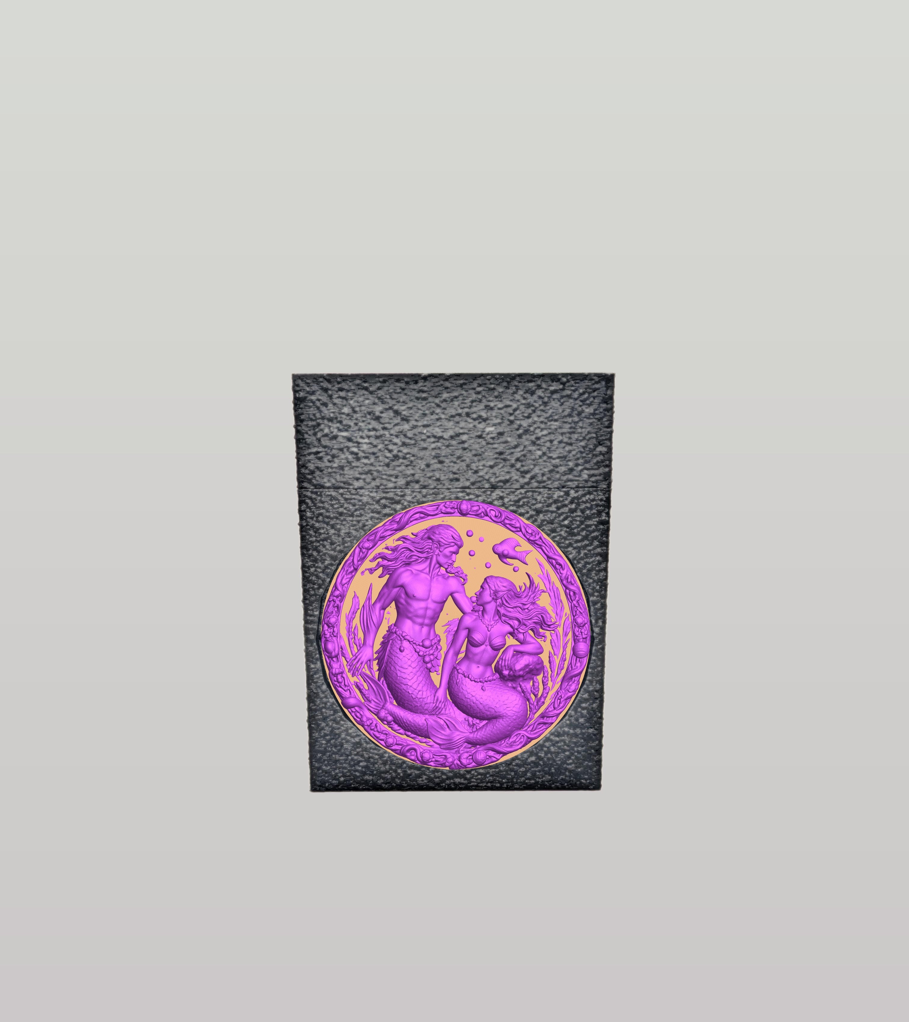 Merfolk Card Box — Black