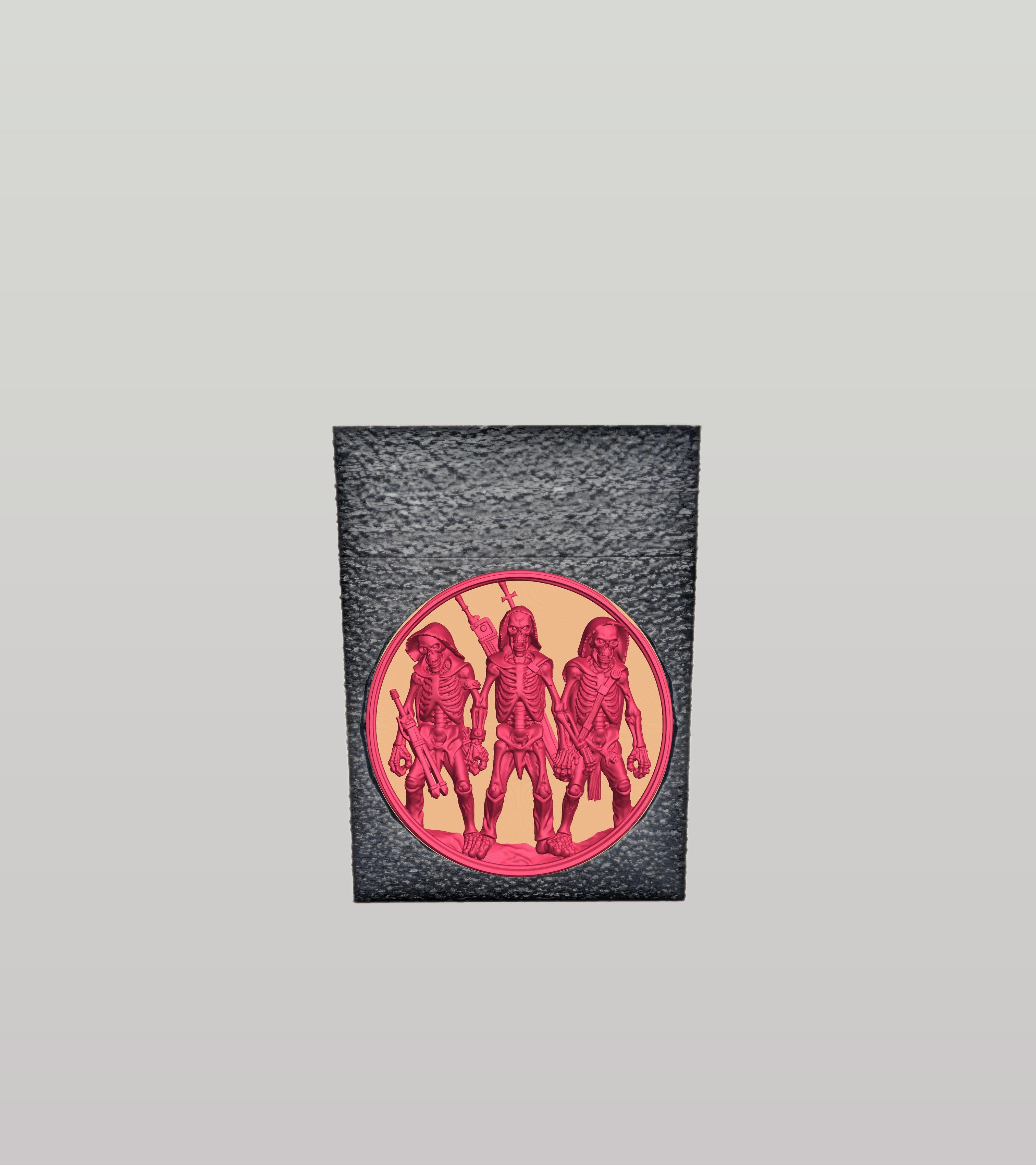 Skeleton Army Card Box — Black